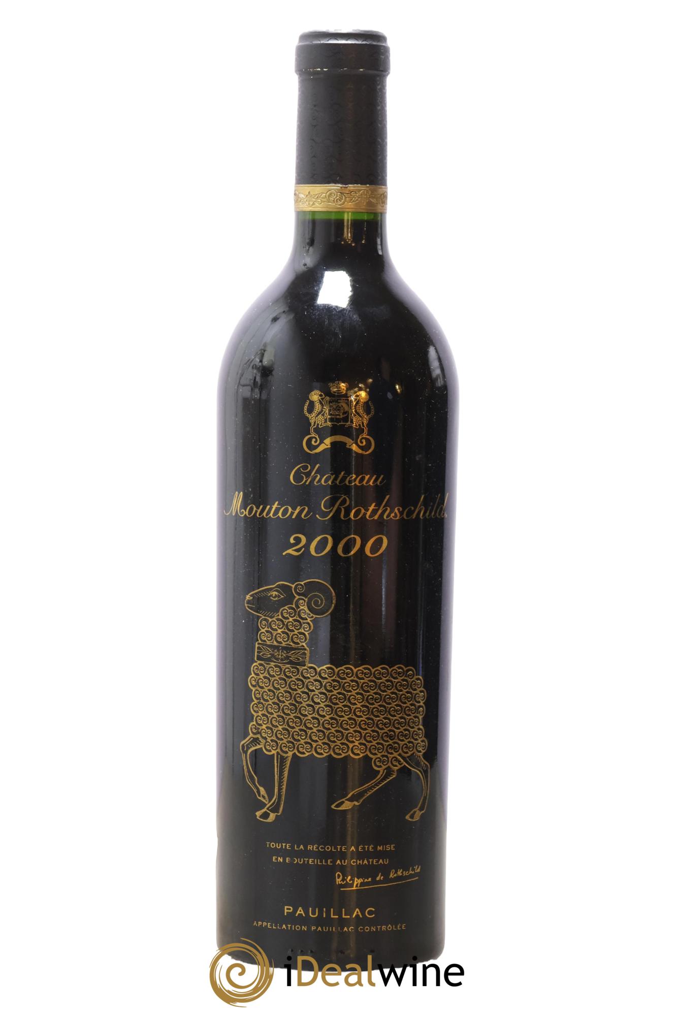 Château Mouton Rothschild 1er Grand Cru Classé 2000 - Posten von 1 Flasche - 0