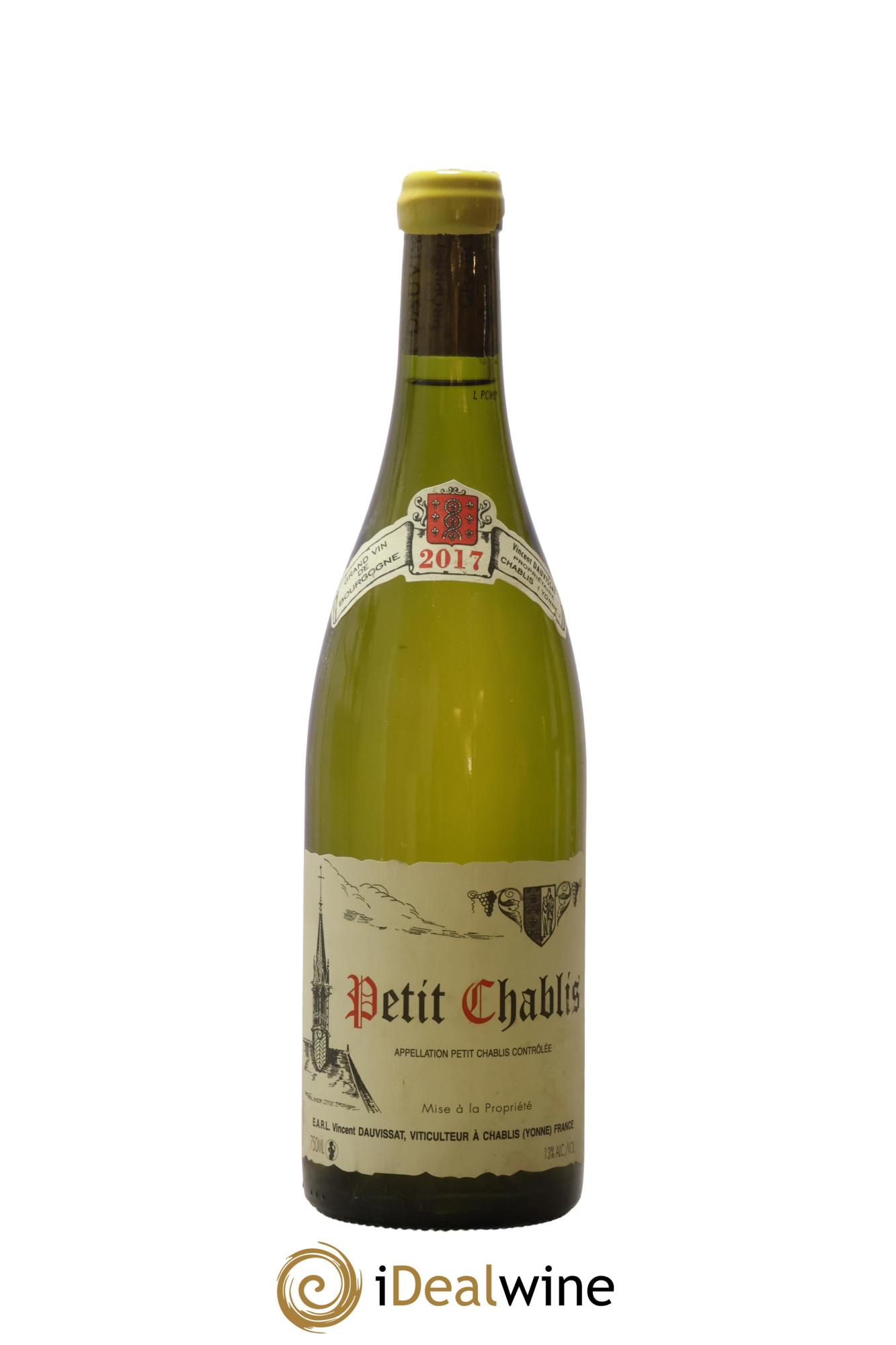 Petit Chablis Vincent Dauvissat (Domaine) 2017 - Lot of 1 bottle - 0