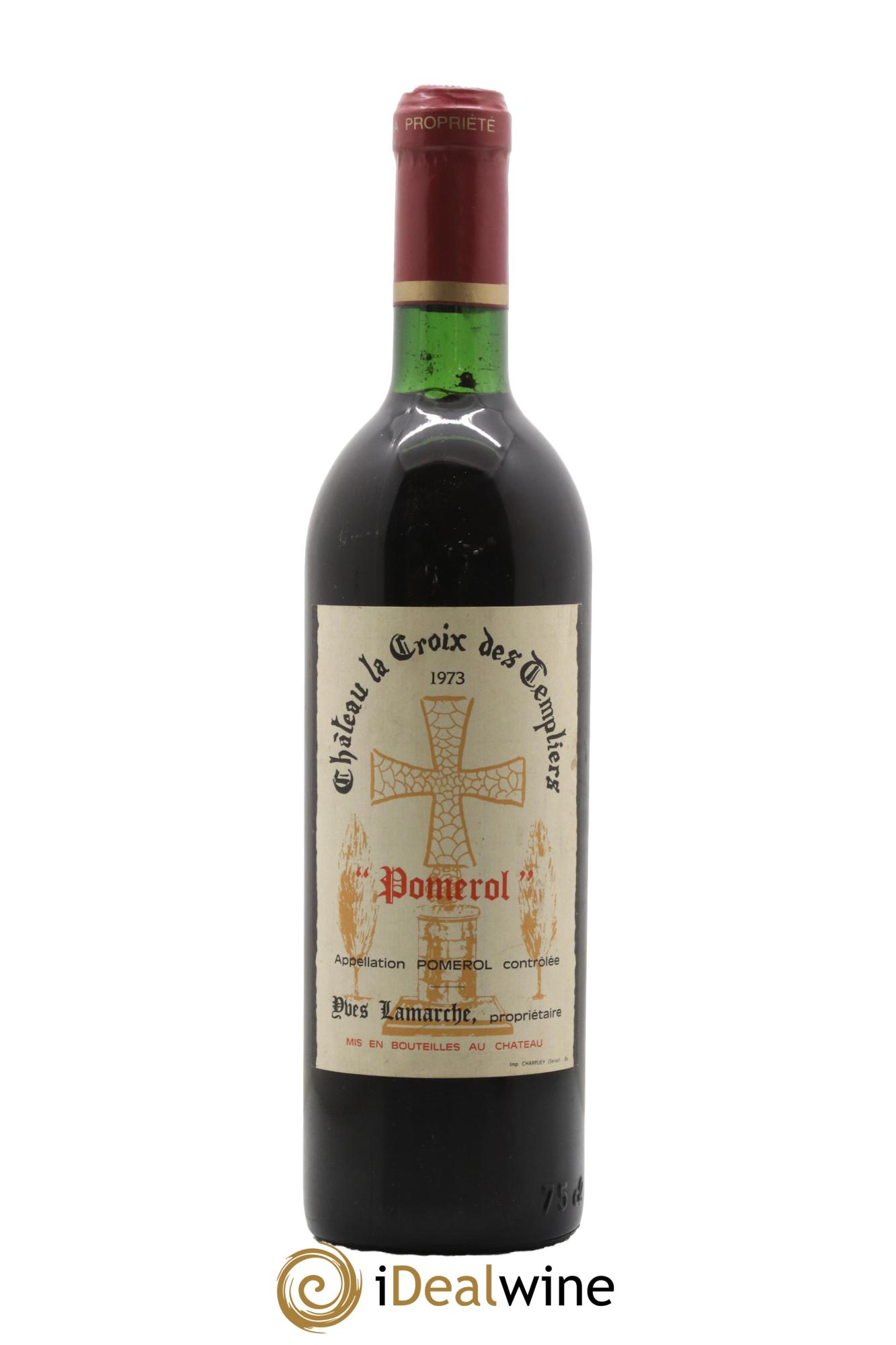 Pomerol Château La Croix Des Templiers 1973 - Lot de 1 bouteille - 0