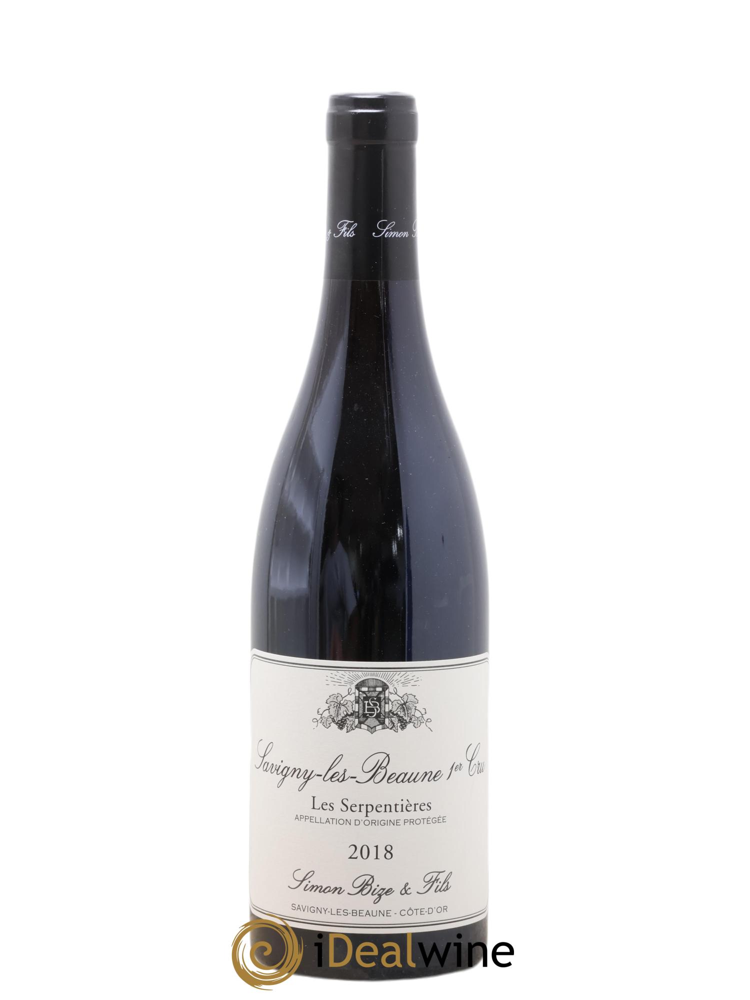 Savigny-lès-Beaune 1er Cru Les Serpentières Simon Bize & Fils 2018 - Posten von 1 Flasche - 0