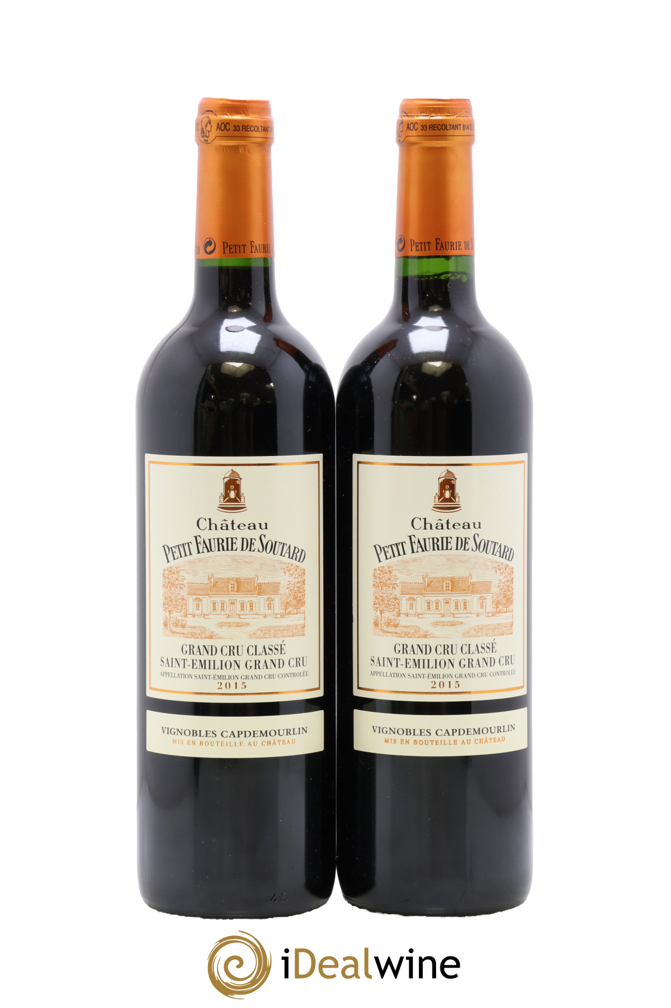 Château Petit Faurie de Soutard Grand Cru Classé 2015 - Lot de 2 bouteilles - 0