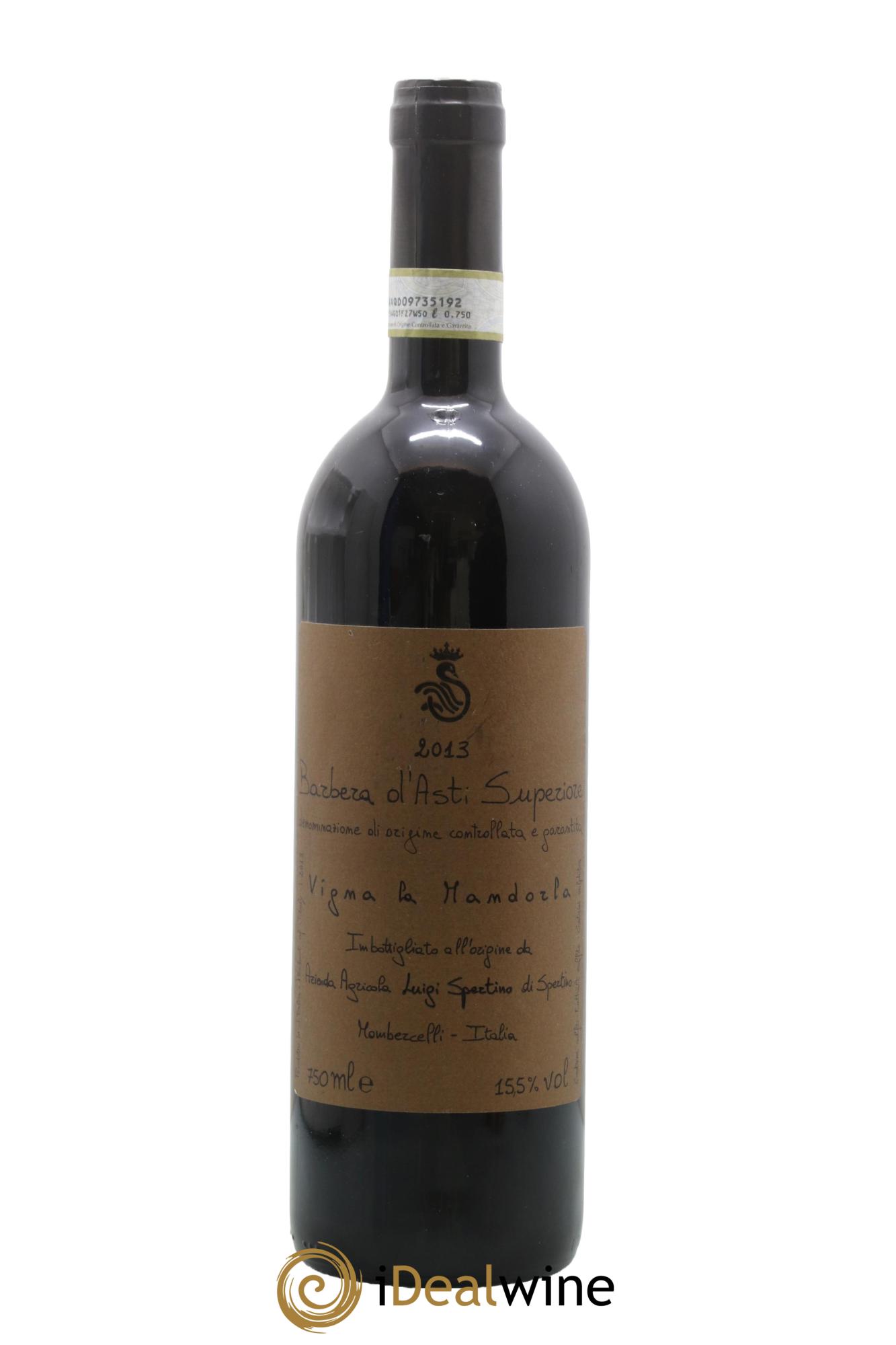 Italie Barbera d'Asti Superiore La Mandorla Luigi Spertino 2013 - Lot de 1 bouteille - 0