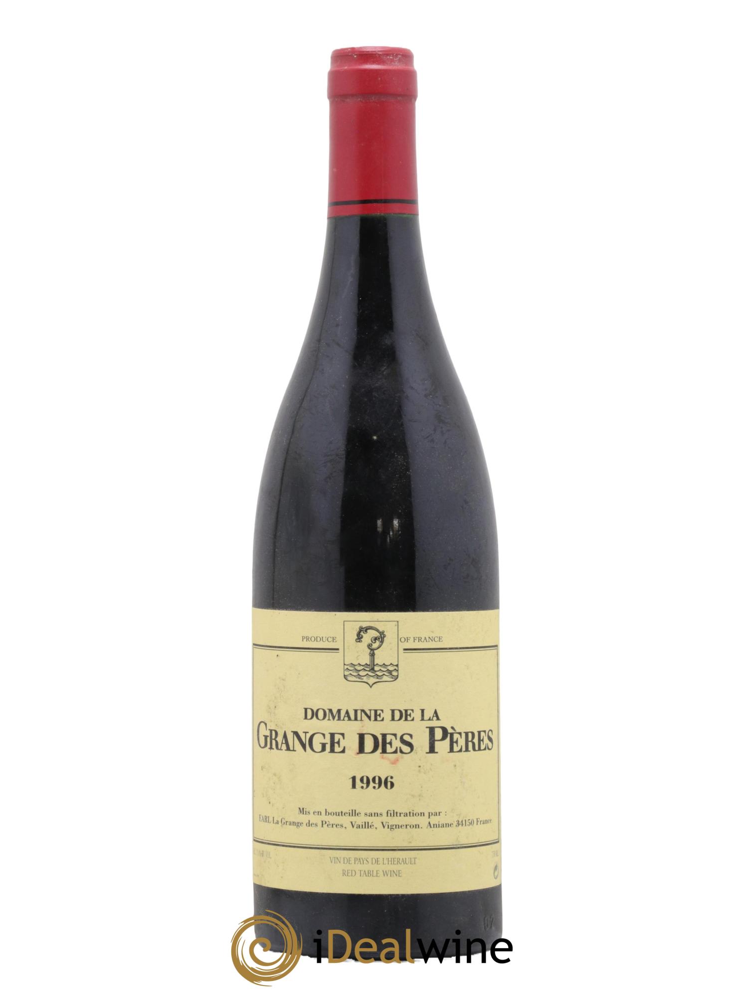 Pays d'Hérault Grange des Pères Laurent Vaillé 1996 - Lot de 1 bouteille - 0