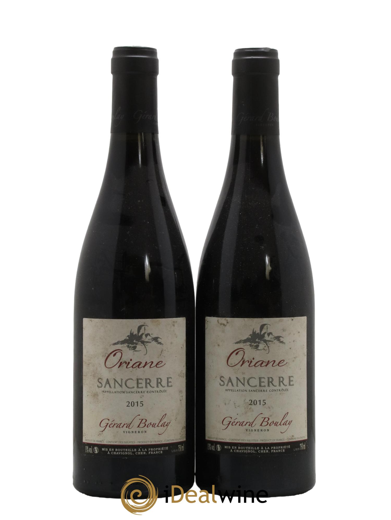 Sancerre Oriane Gérard Boulay 2015 - Lot de 2 bouteilles - 0