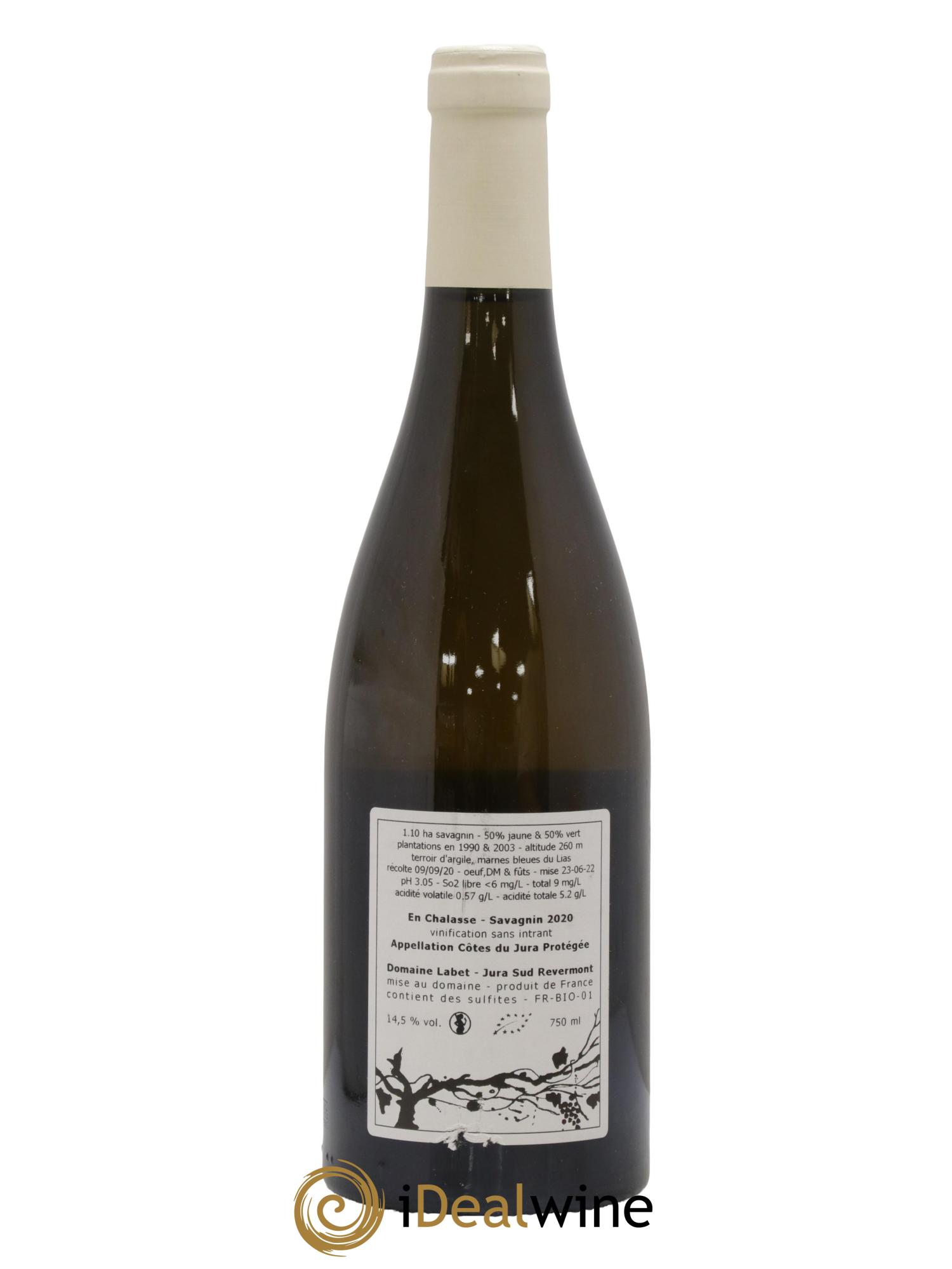 Côtes du Jura Fleur de Savagnin En Chalasse Romain - Julien  - Charline Labet  2020 - Lot of 1 bottle - 1