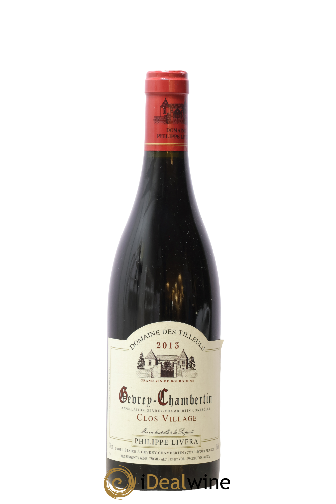 Gevrey-Chambertin Clos Village Tilleuls (Domaine des) - Philippe Livera 2013 - Lot de 1 bouteille - 0