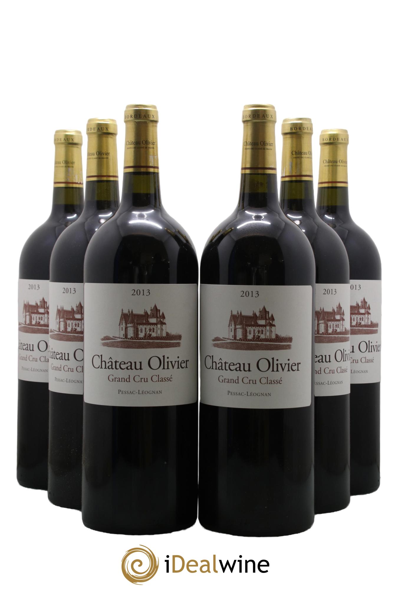 Château Olivier Cru Classé de Graves 2013 - Lot de 6 magnums - 0