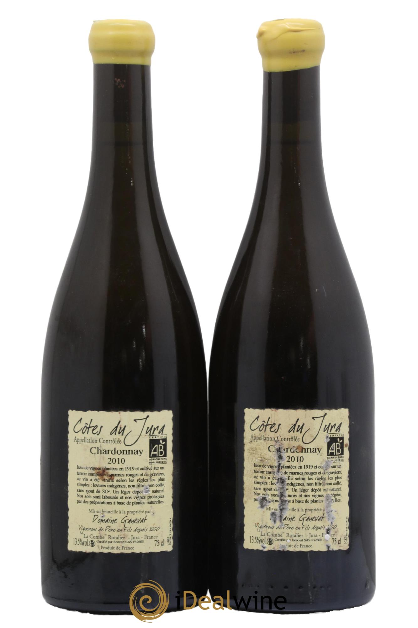 Côtes du Jura Les Grands Teppes Vieilles Vignes Jean-François Ganevat (Domaine) 2010 - Posten von 2 Flaschen - 1