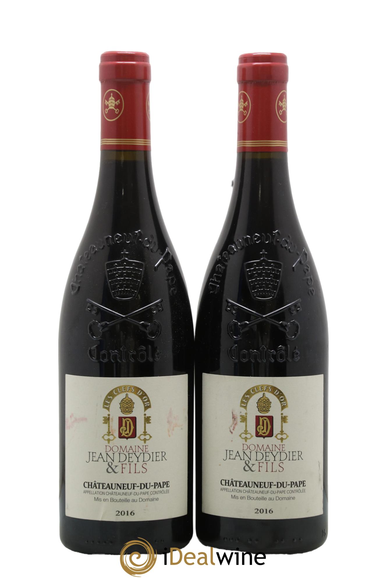 Châteauneuf-du-Pape Les Clefs D'Or Domaine Jean Deydier & Fils 2016 - Posten von 2 Flaschen - 0