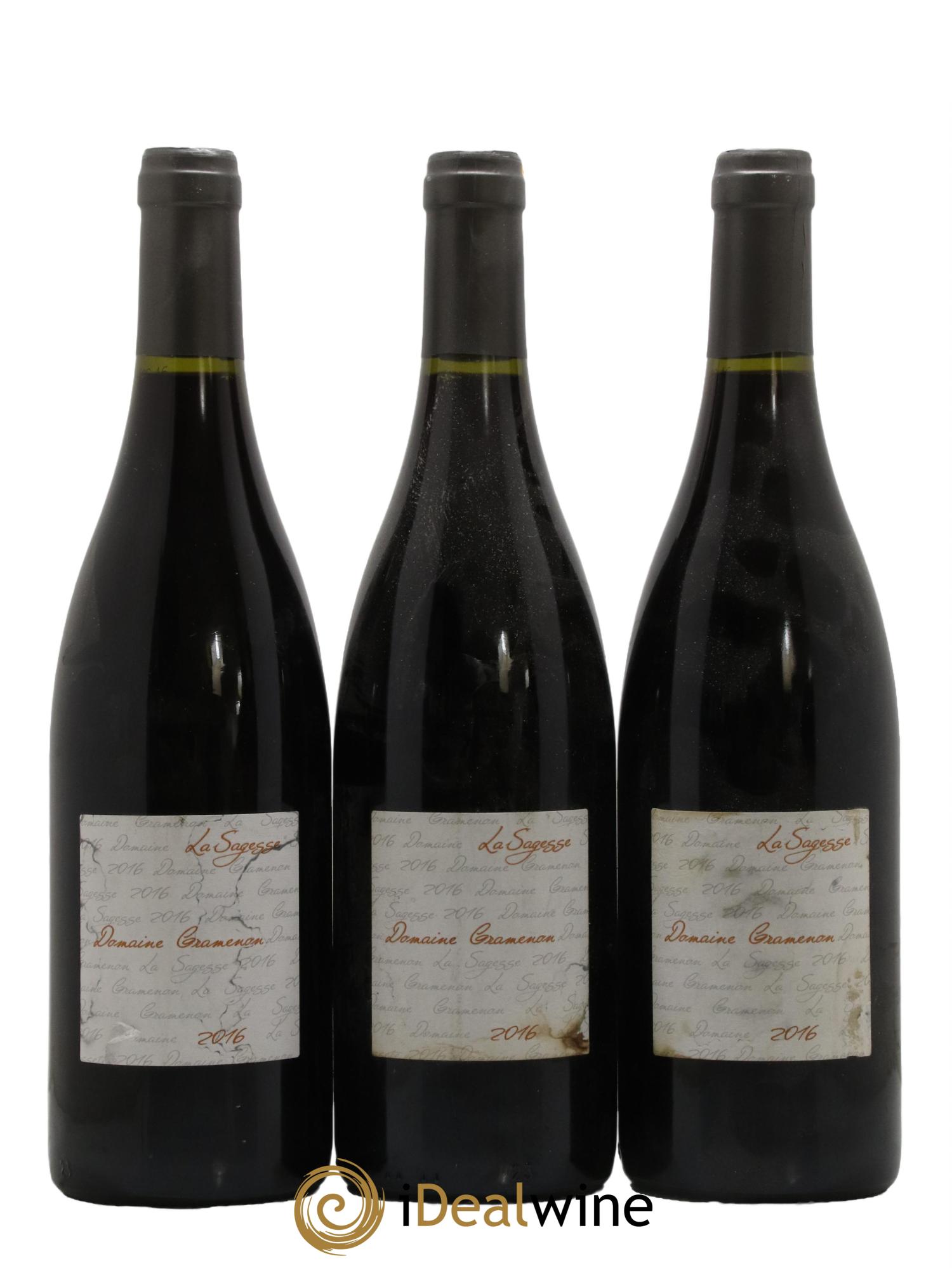 Côtes-du-Rhône La Sagesse Gramenon (Domaine) 2016 - Lot de 3 bouteilles - 0
