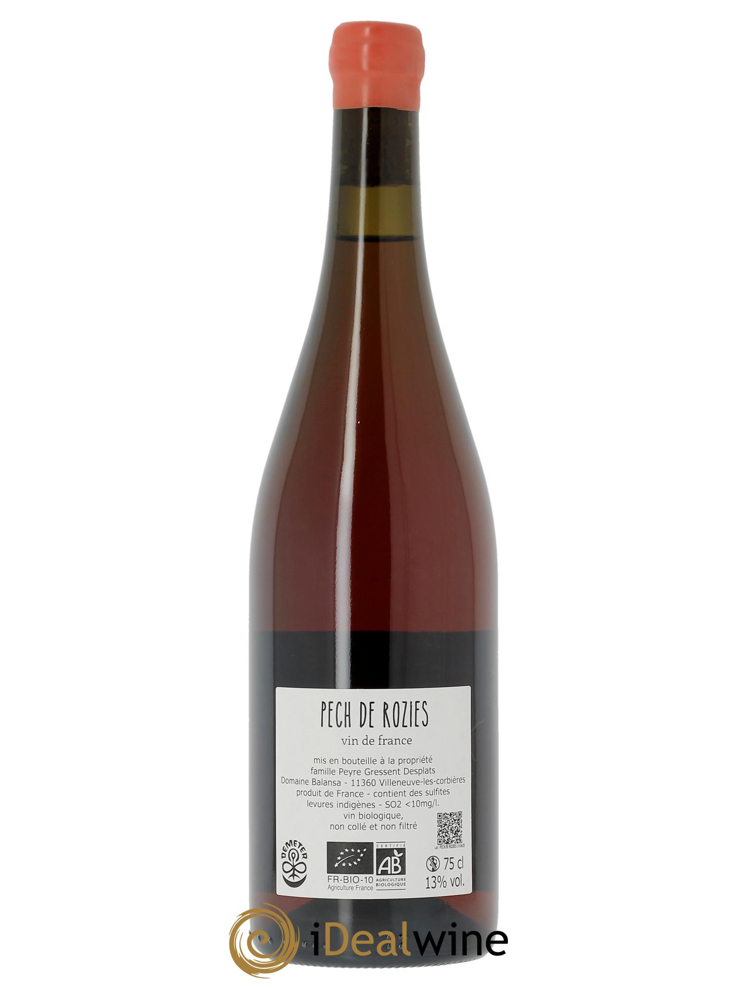 Vin de France Pech de Rozies Balansa (Domaine)  2024 - Lot de 1 bouteille - 1