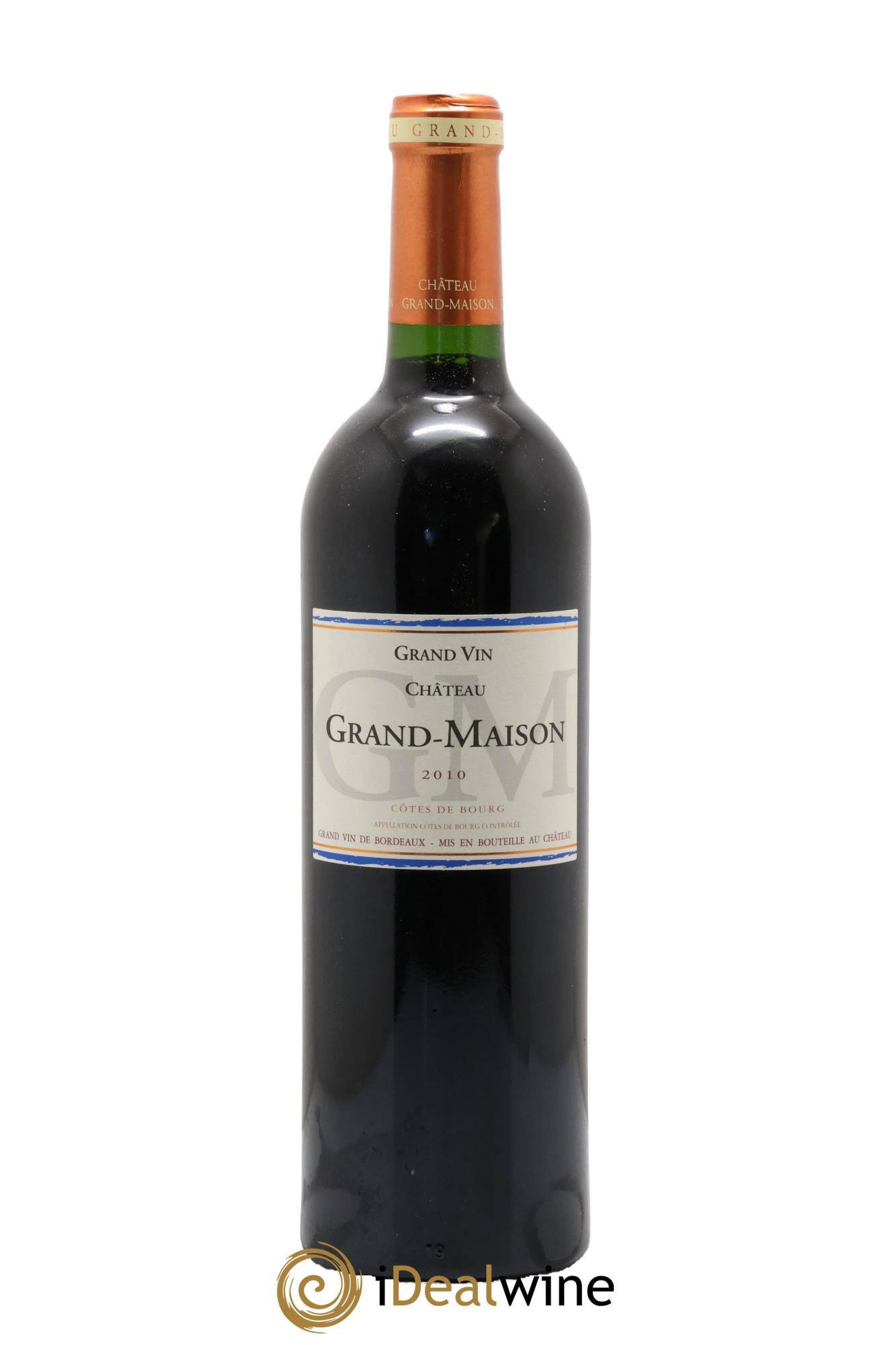 Côtes de Bourg Château Grand Maison 2010 - Posten von 1 Flasche - 0