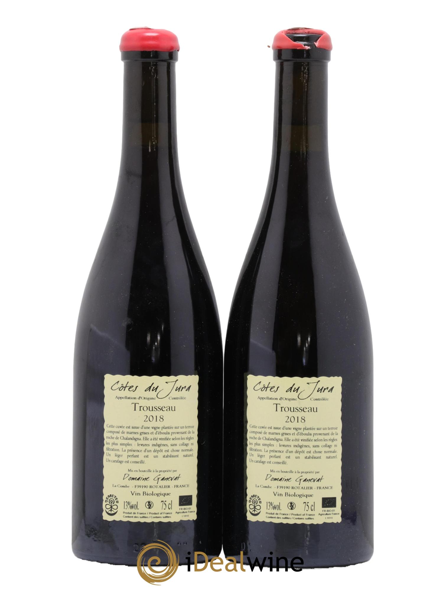 Côtes du Jura Plein Sud Jean-François Ganevat (Domaine) 2018 - Lot de 2 bouteilles - 1