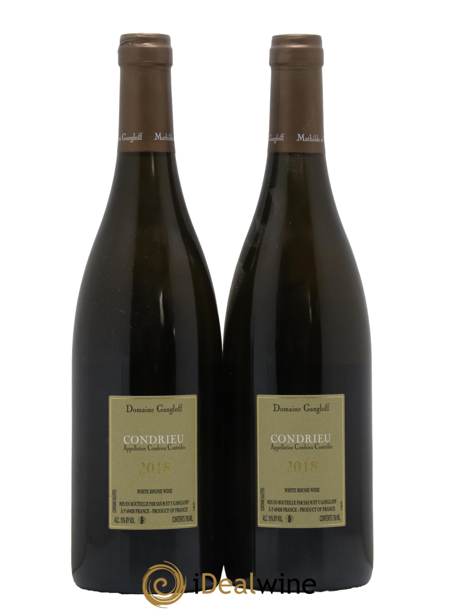 Condrieu Domaine Gangloff (Domaine) 2018 - Lot de 2 bouteilles - 1