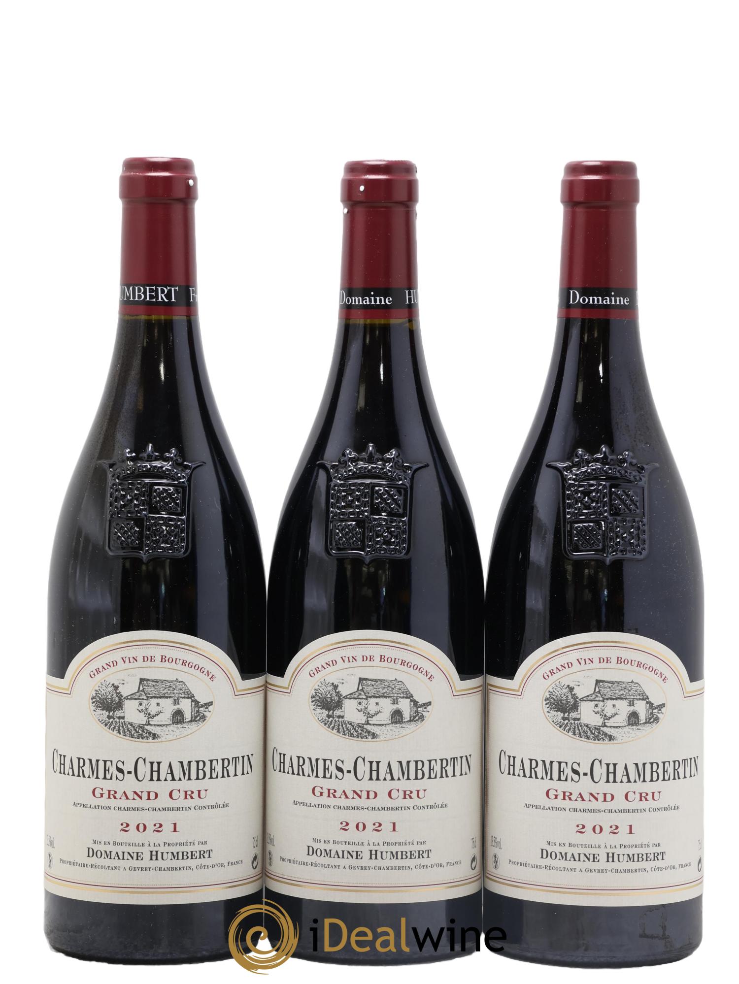 Charmes-Chambertin Grand Cru Humbert (Domaine) 2021 - Lot of 3 bottles - 0