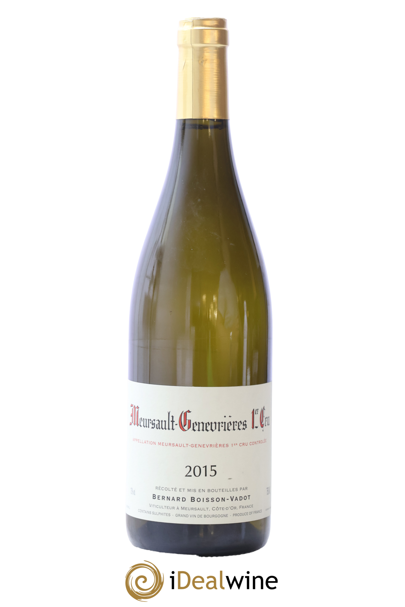 Meursault 1er Cru Genevrières Boisson-Vadot (Domaine) 2015 - Lot de 1 bouteille - 0