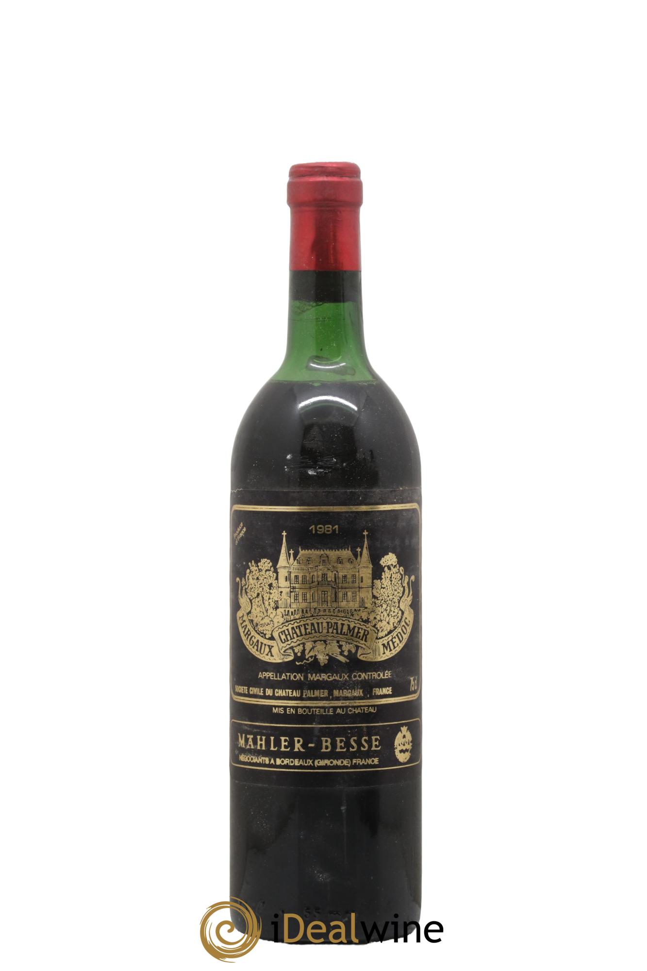 Château Palmer 3ème Grand Cru Classé 1981 - Lot of 1 bottle - 0