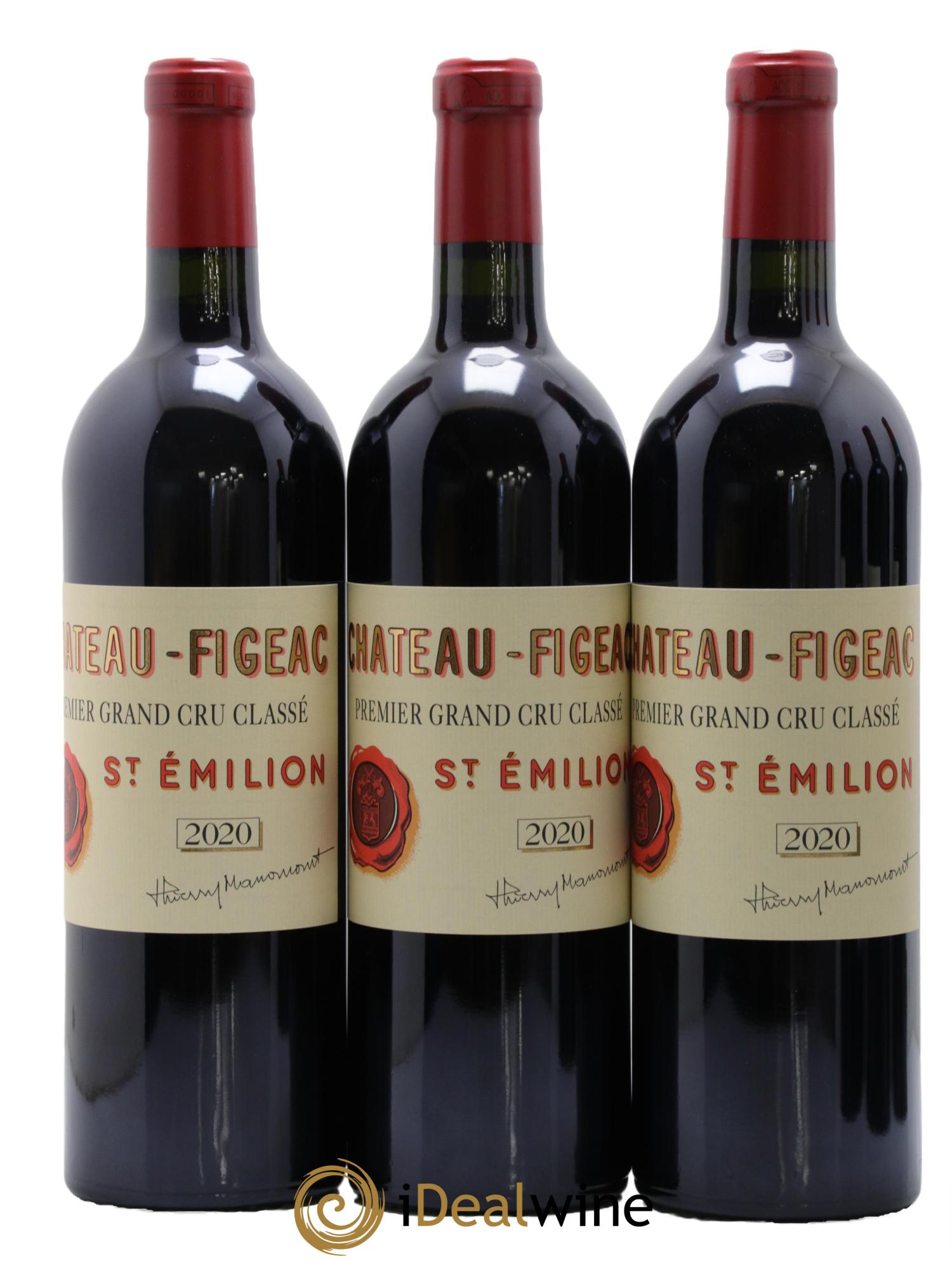 Château Figeac 1er Grand Cru Classé A 2020 - Lotto di 6 bottiglie - 1