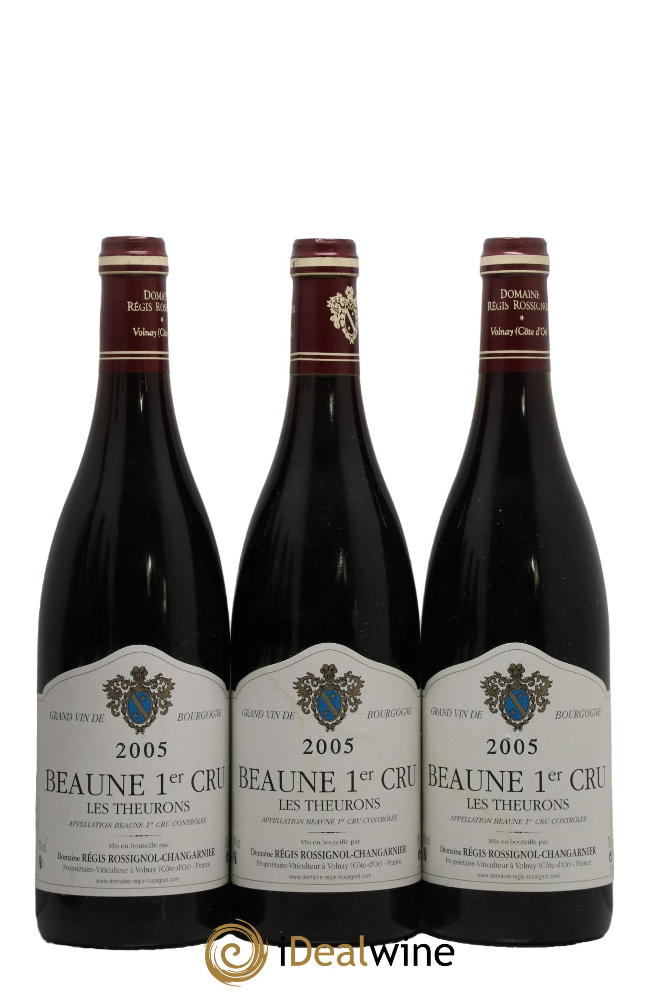 Beaune 1er Cru Les Theurons Rossignol-Changarnier 2005 - Lot de 12 bouteilles - 2