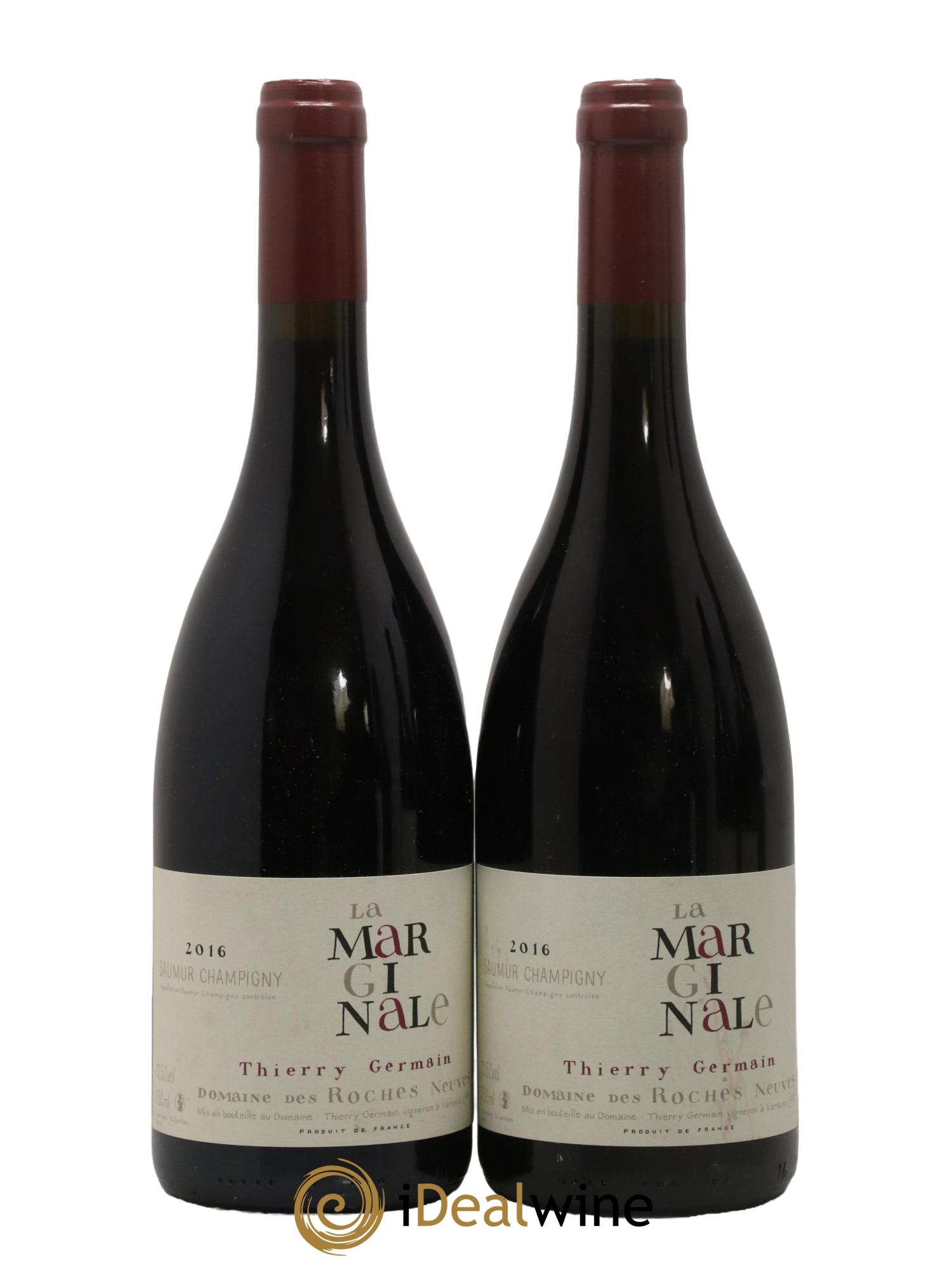 Saumur-Champigny La Marginale Domaine des Roches Neuves - Thierry Germain 2016 - Lot de 2 bouteilles - 0