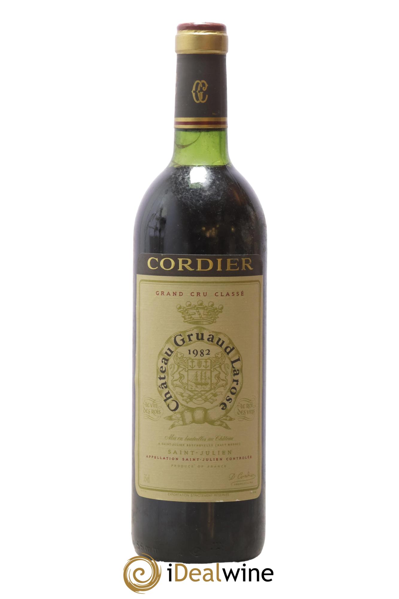 Château Gruaud Larose 2ème Grand Cru Classé 1982 - Lot de 1 bouteille - 0