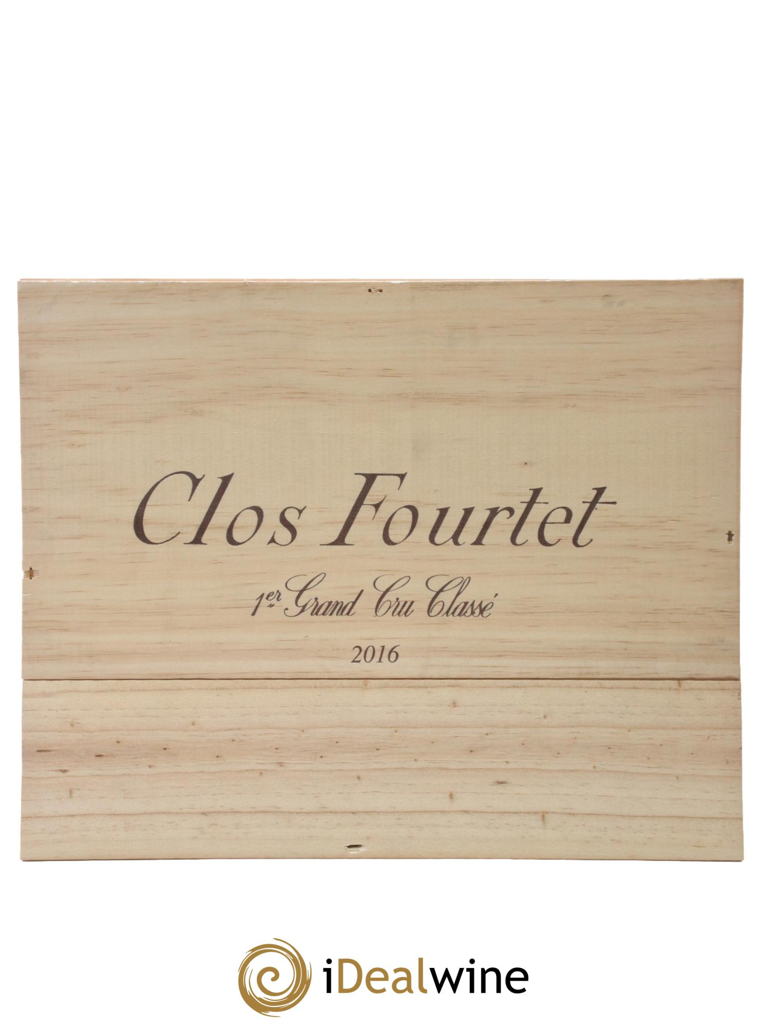 Clos Fourtet 1er Grand Cru Classé B 2016 - Lot of 3 bottles - 1