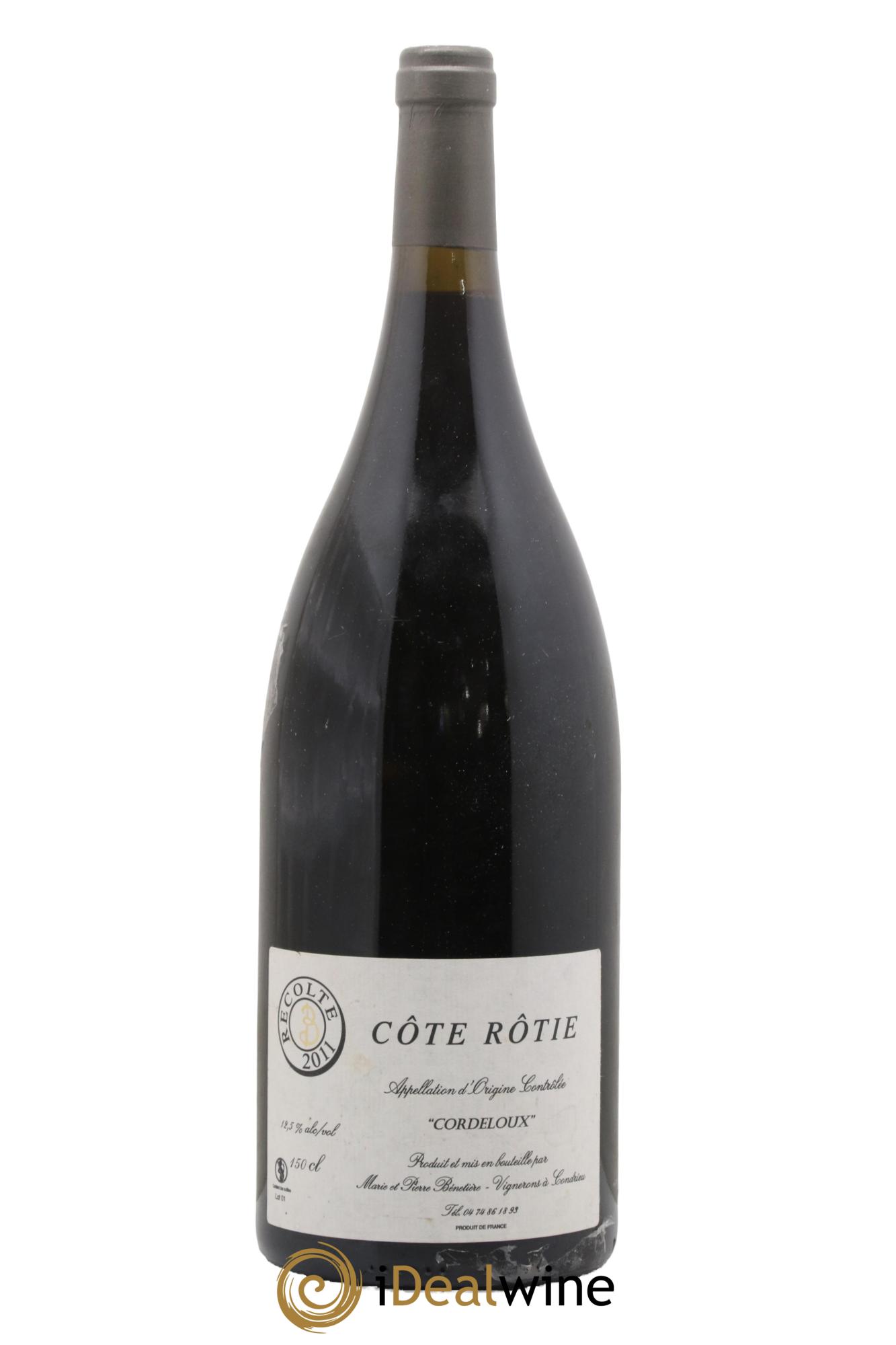 Côte-Rôtie Cordeloux Marie et Pierre Bénetière (Domaine) 2011 - Lot de 1 magnum - 0
