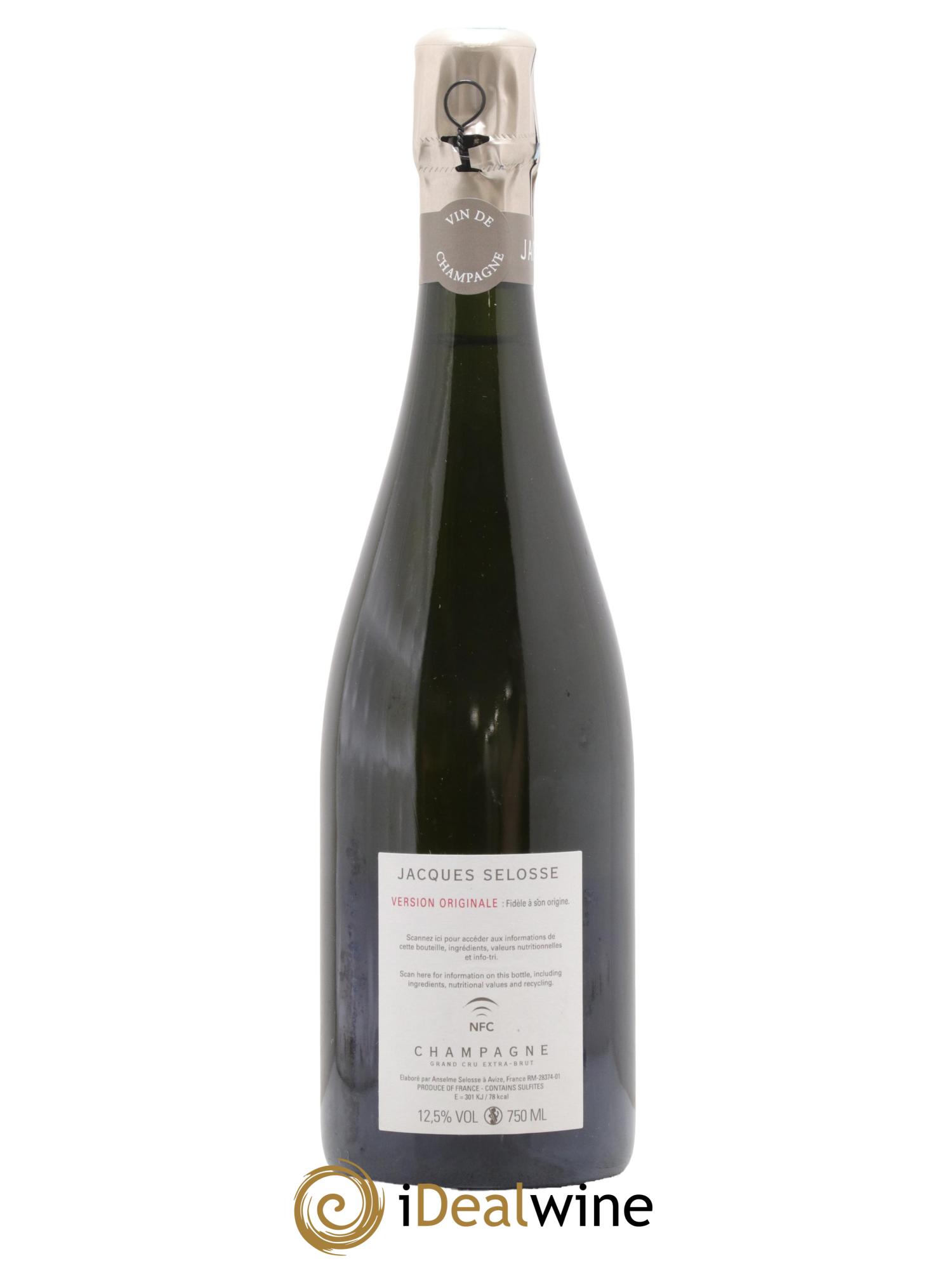 Version Originale Jacques Selosse - Lot of 1 bottle - 1