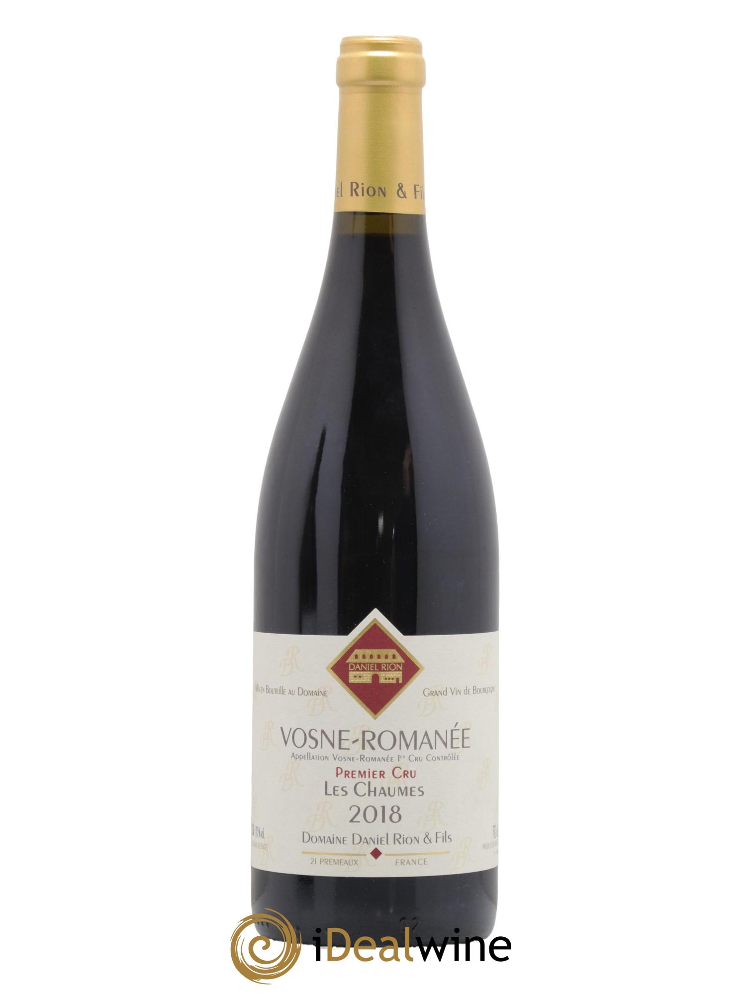 Vosne-Romanée 1er Cru Les Chaumes Daniel Rion 2018 - Lot de 1 bouteille - 0