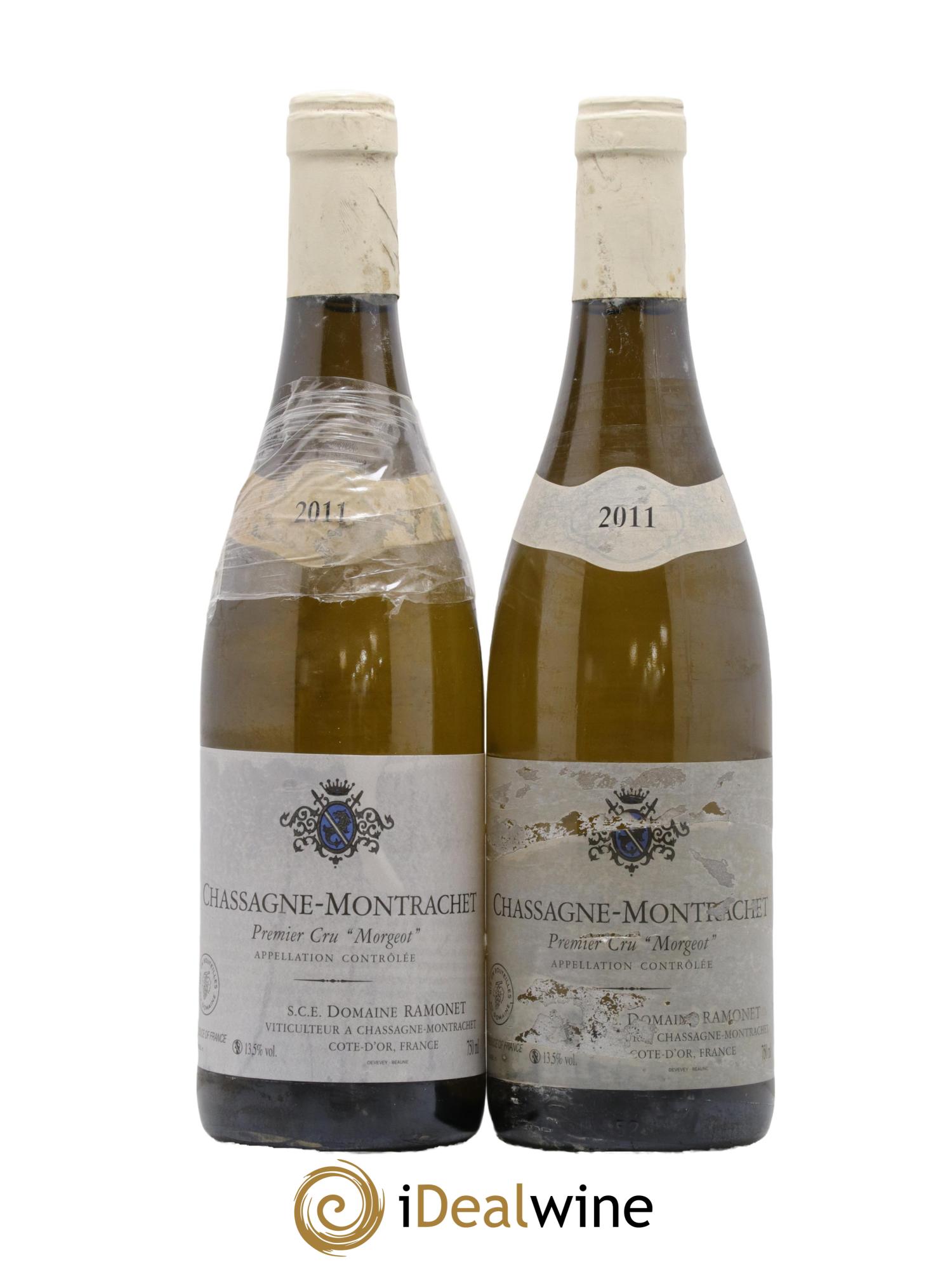 Chassagne-Montrachet 1er Cru Morgeot Ramonet (Domaine) 2011 - Lot de 2 bouteilles - 0