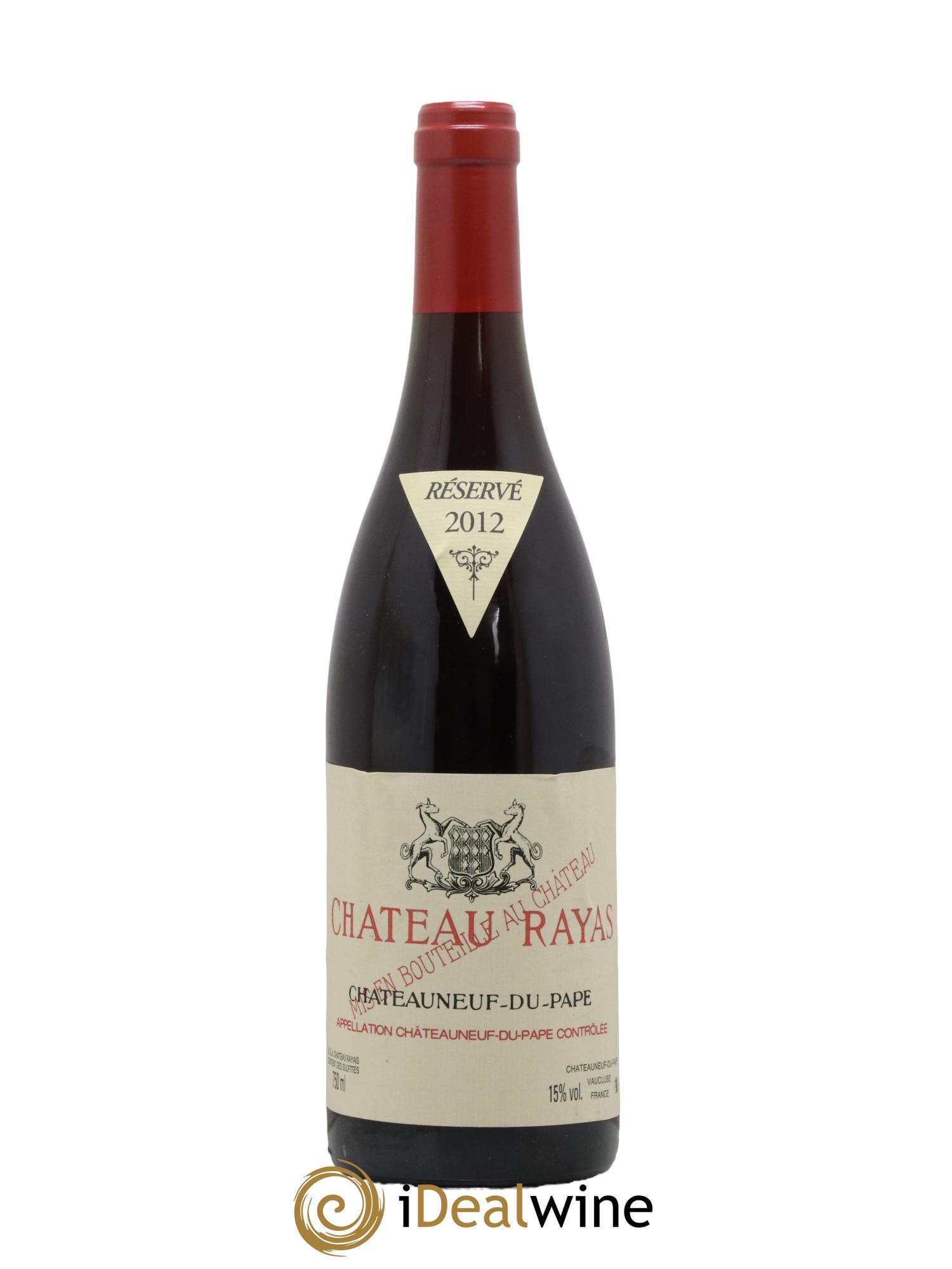 Châteauneuf-du-Pape Château Rayas Emmanuel Reynaud 2012 - Lot de 1 bouteille - 0