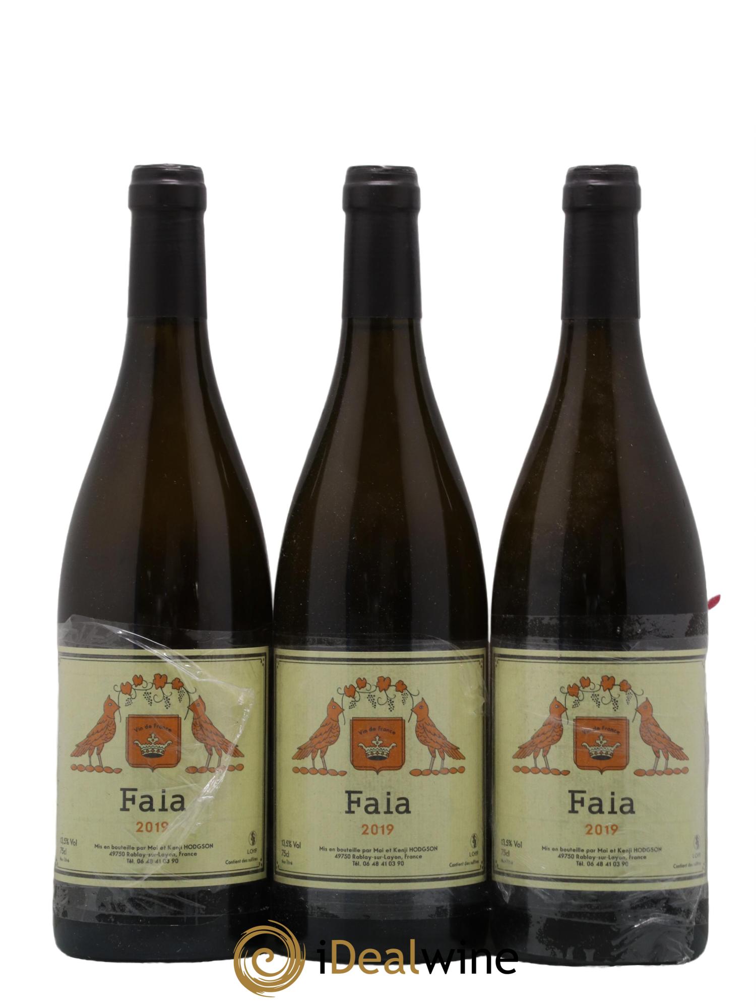 Vin de France Faia Mai & Kenji Hodgson 2019 - Lot de 3 bouteilles - 0