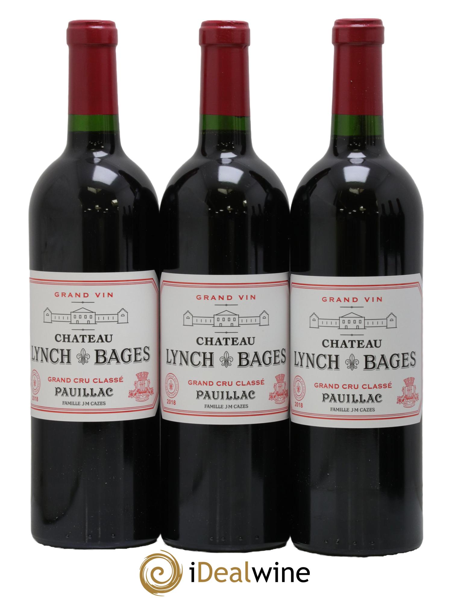 Château Lynch Bages 5ème Grand Cru Classé 2018 - Posten von 6 Flaschen - 1
