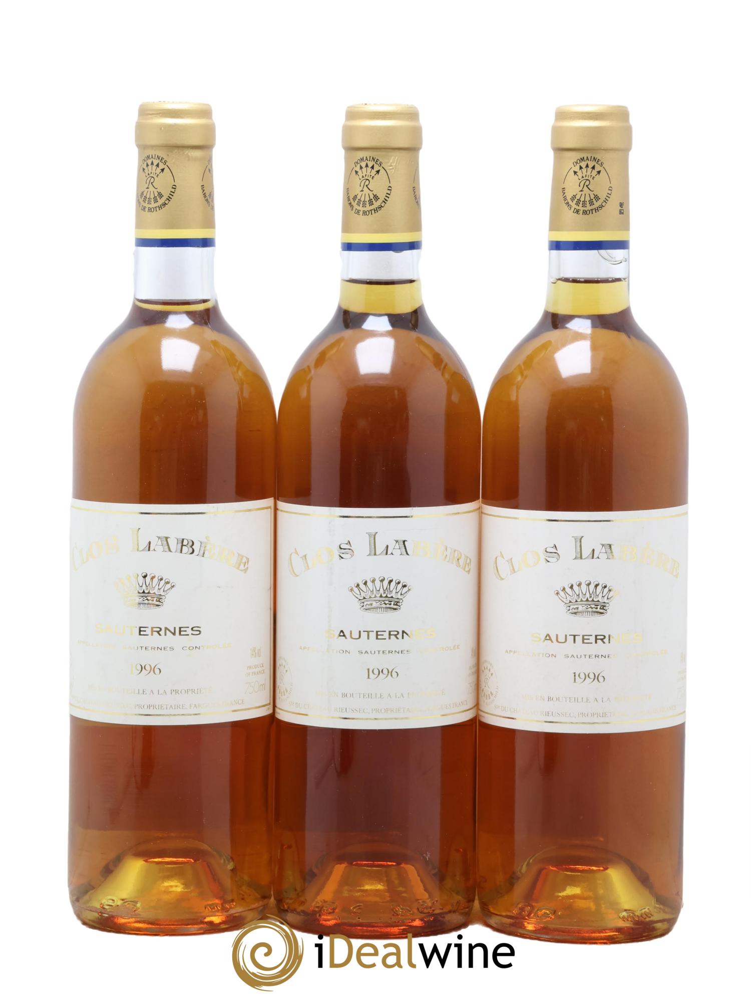 Clos labère 1996 - Lotto di 3 bottiglie - 0