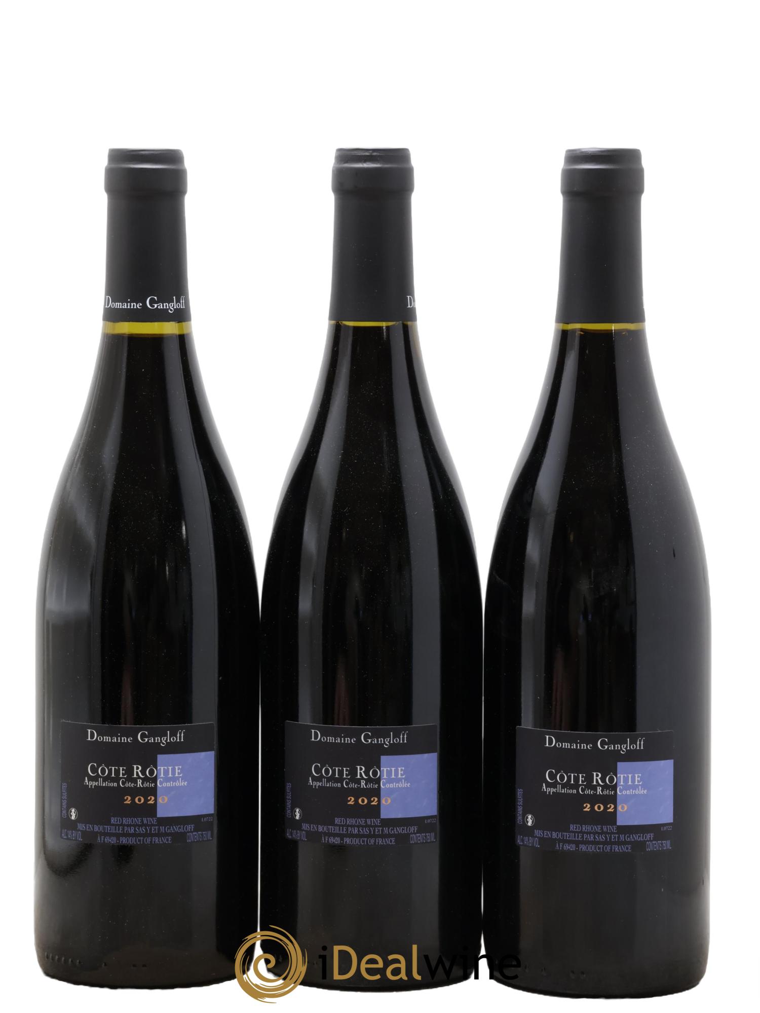 Côte-Rôtie La Barbarine Gangloff (Domaine)  2020 - Posten von 3 Flaschen - 1