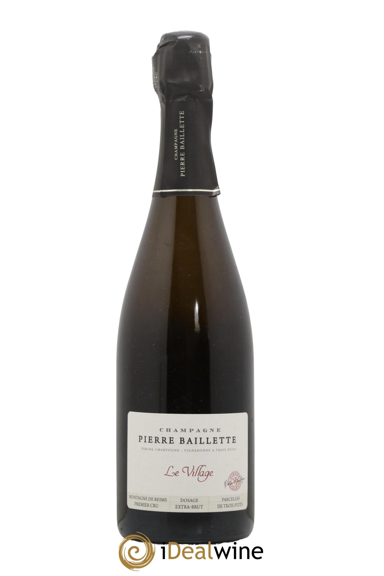 Champagne Premier Cru Brut Le Village Maison Pierre Baillette - Lot de 1 bouteille - 0