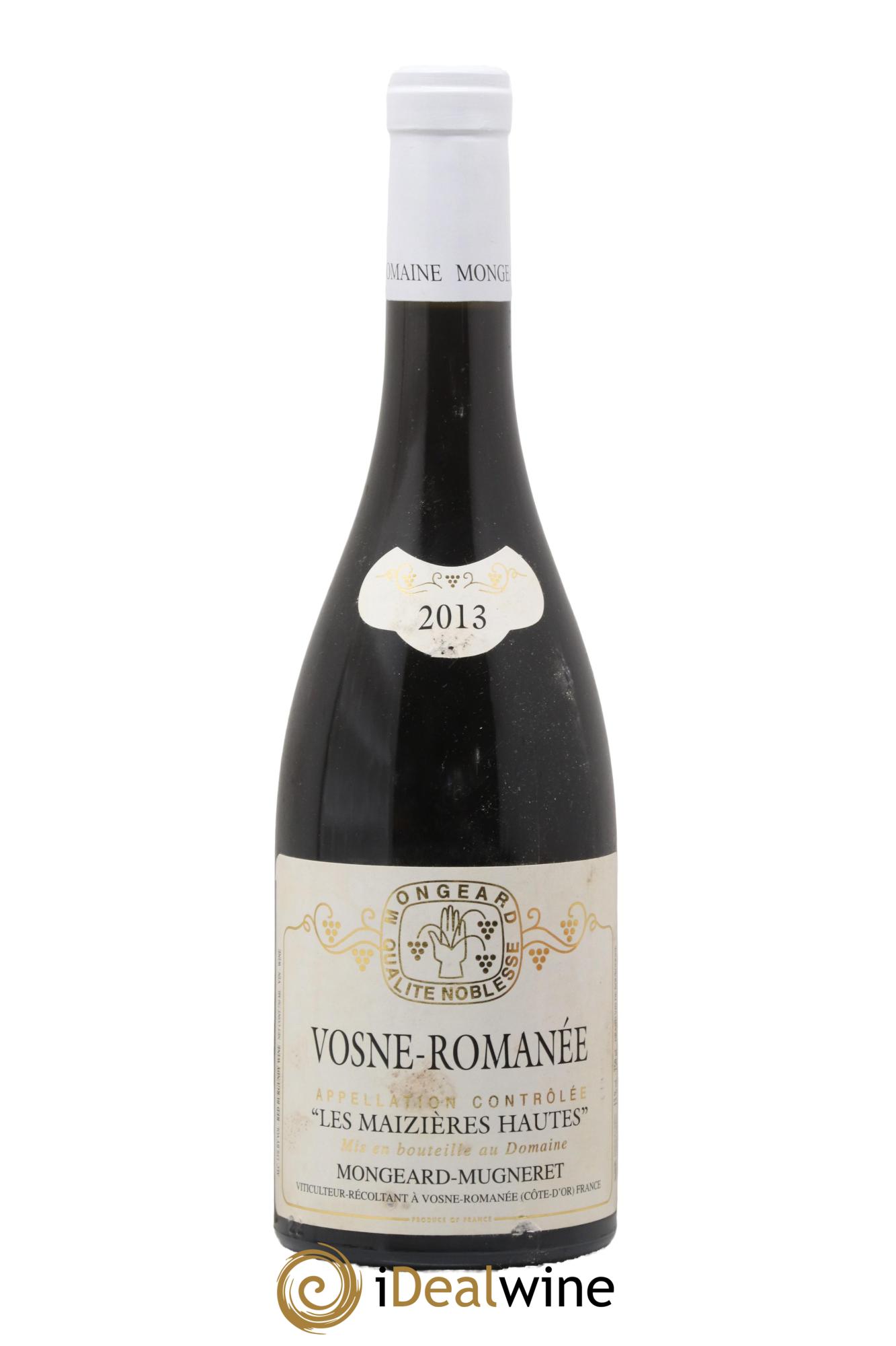 Vosne-Romanée Les Maizières Hautes Mongeard-Mugneret (Domaine) 2013 - Posten von 1 Flasche - 0