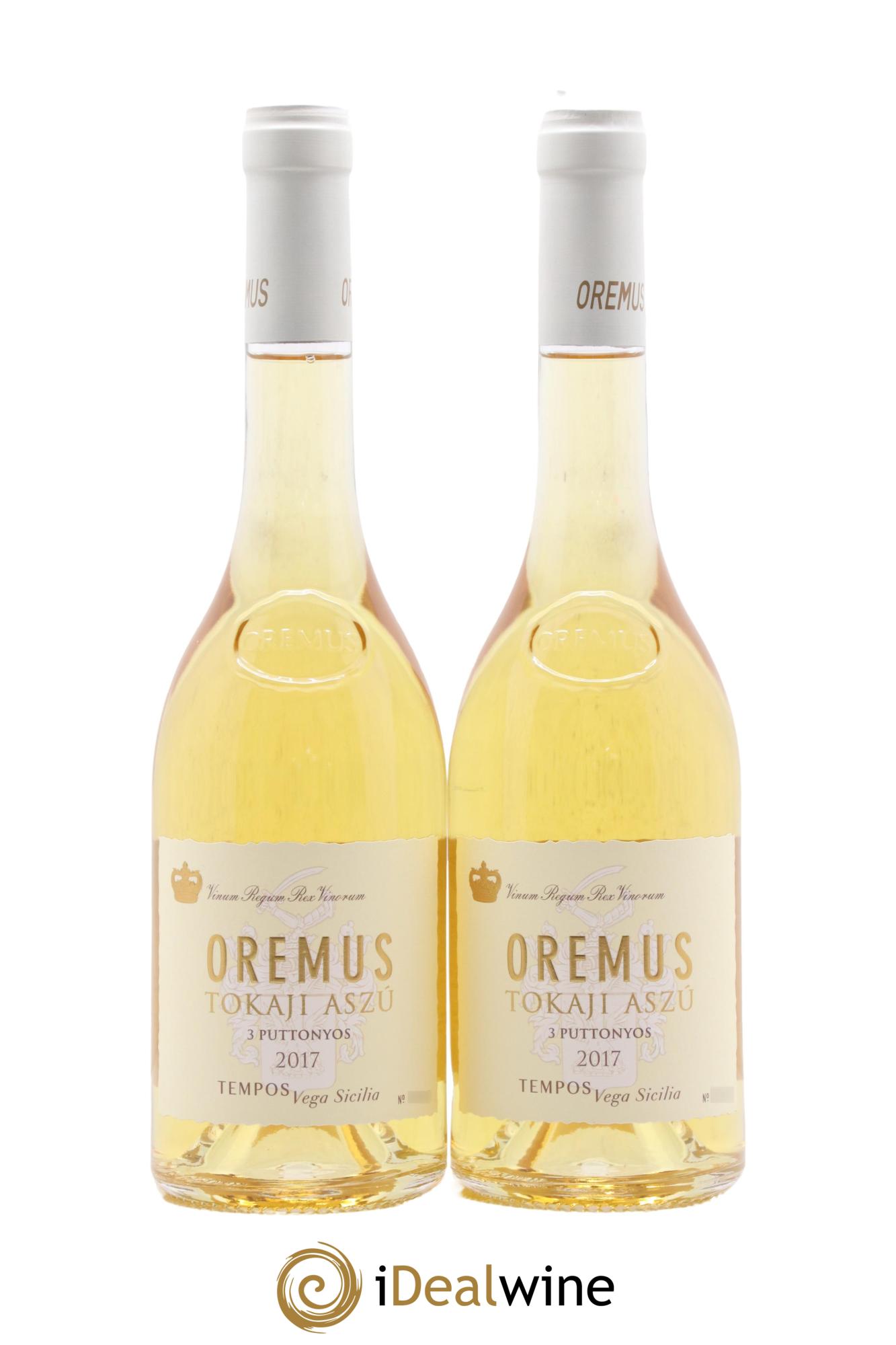 Tokaj Aszu 3 Puttonyos Oremus by Vega Sicilia 2017 - Lot de 2 format 50cls - 0