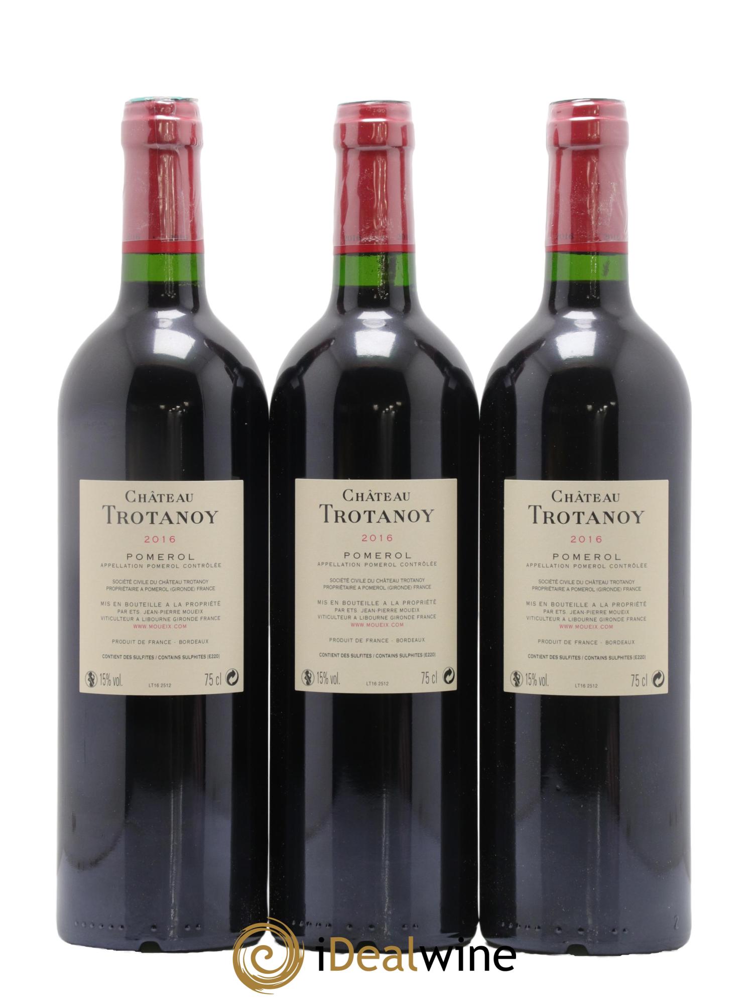 Château Trotanoy 2016 - Lot de 6 bouteilles - 2