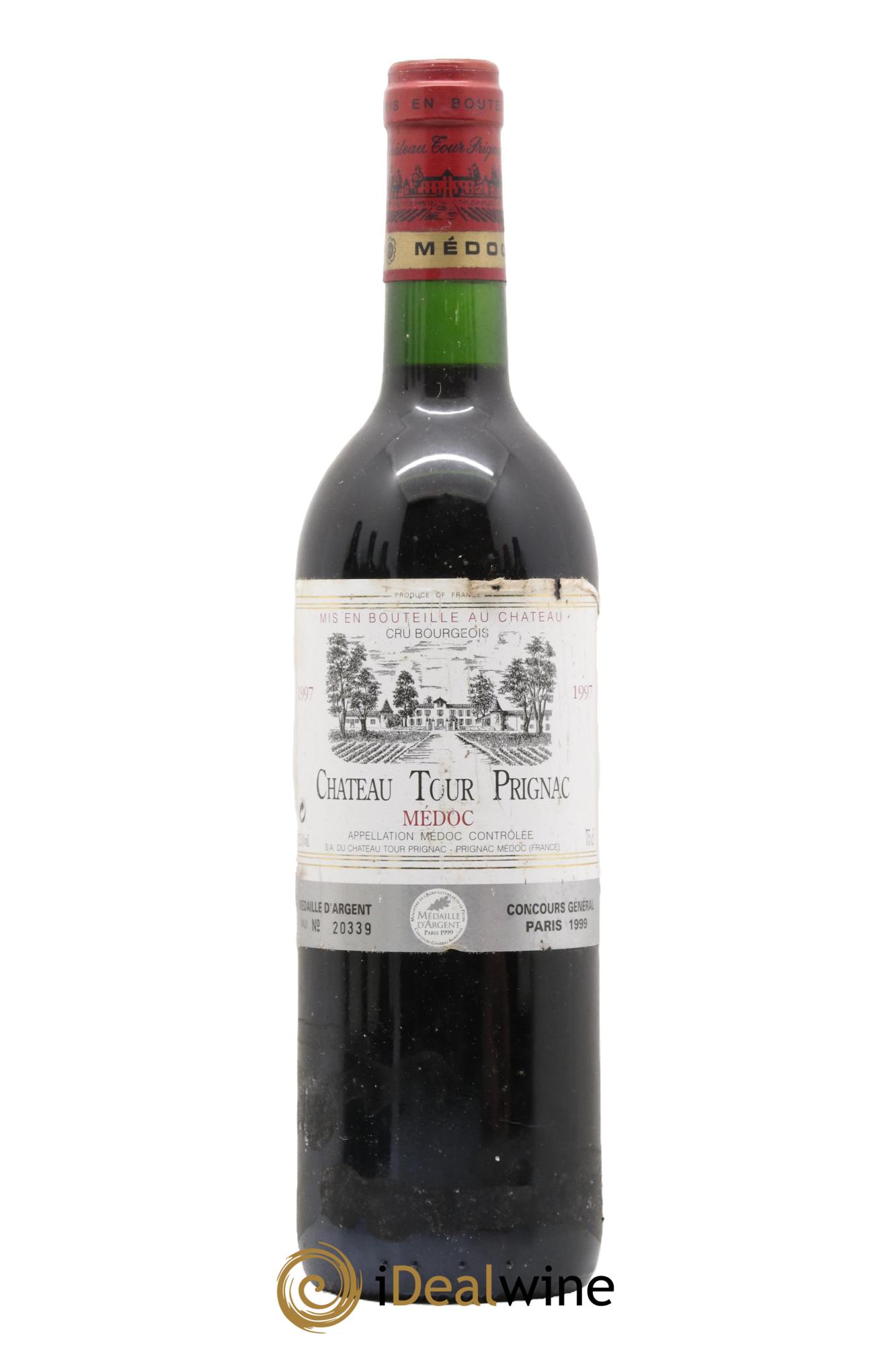 Château Tour Prignac Cru Bourgeois 1997 - Lot de 1 bouteille - 0