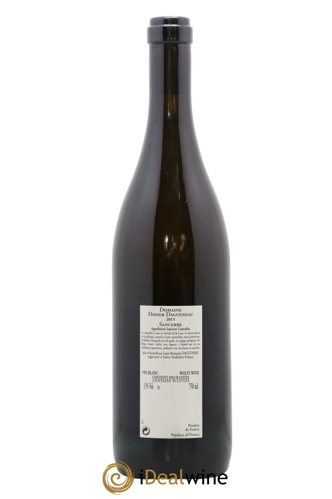 Sancerre En Chailloux Dagueneau 2015 - Lot of 1 bottle - 1