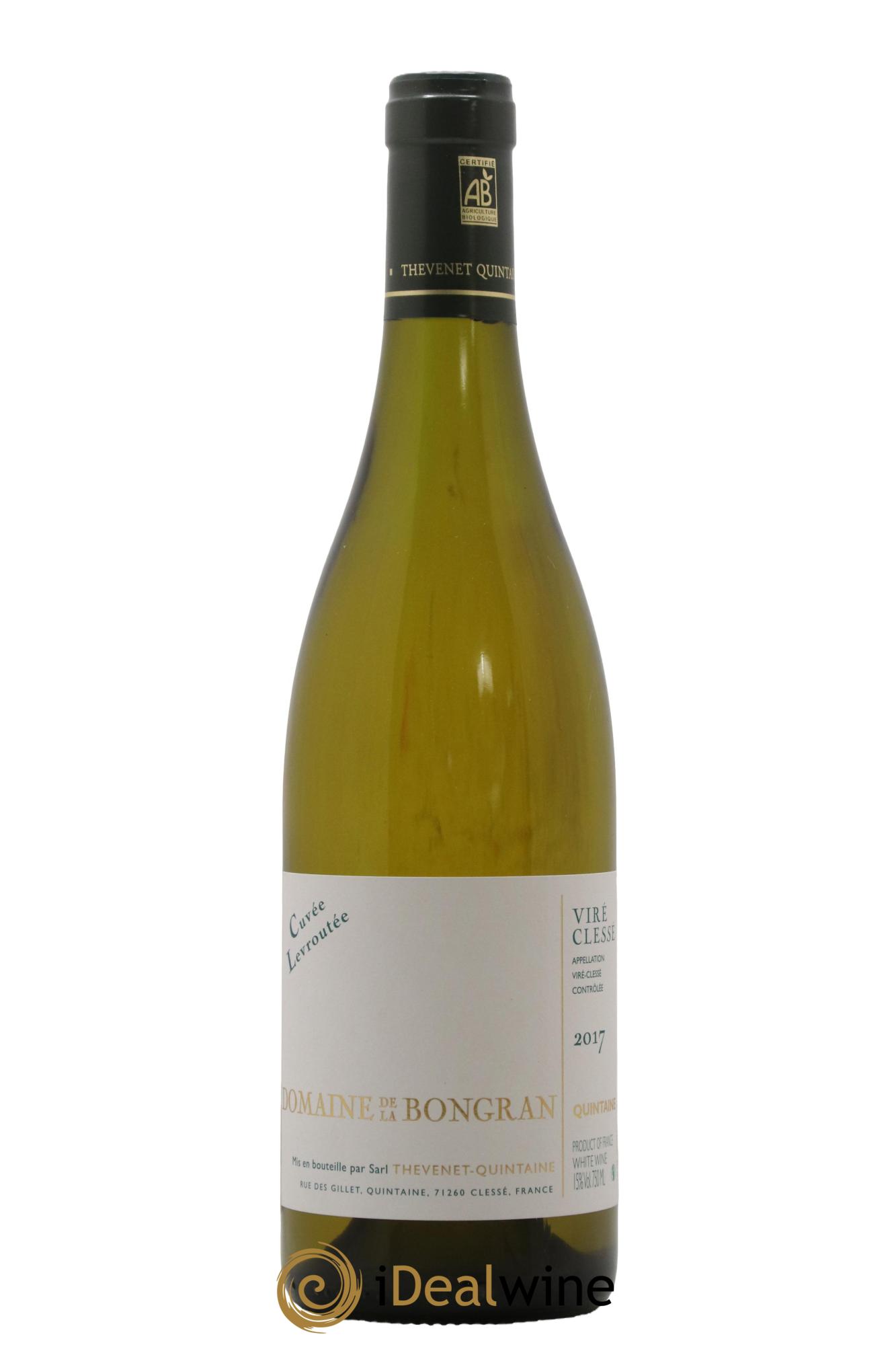 Viré-Clessé Cuvée Levroutée Domaine de la Bongran (J.Thevenet)  2017 - Lot of 1 bottle - 0