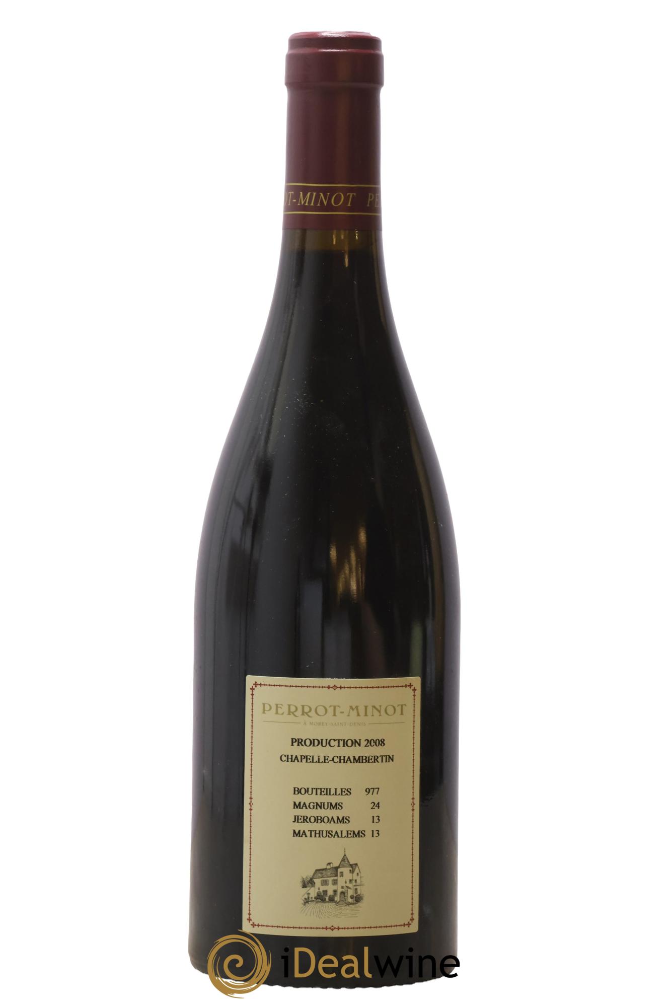 Chapelle-Chambertin Grand Cru Vieilles vignes Perrot-Minot 2008 - Lot de 1 bouteille - 1