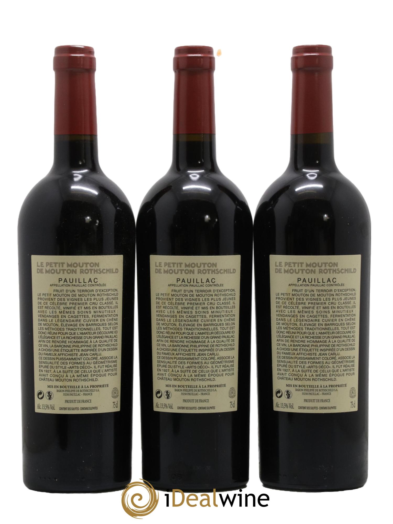 Petit Mouton Second Vin 2016 - Lot de 6 bouteilles - 2