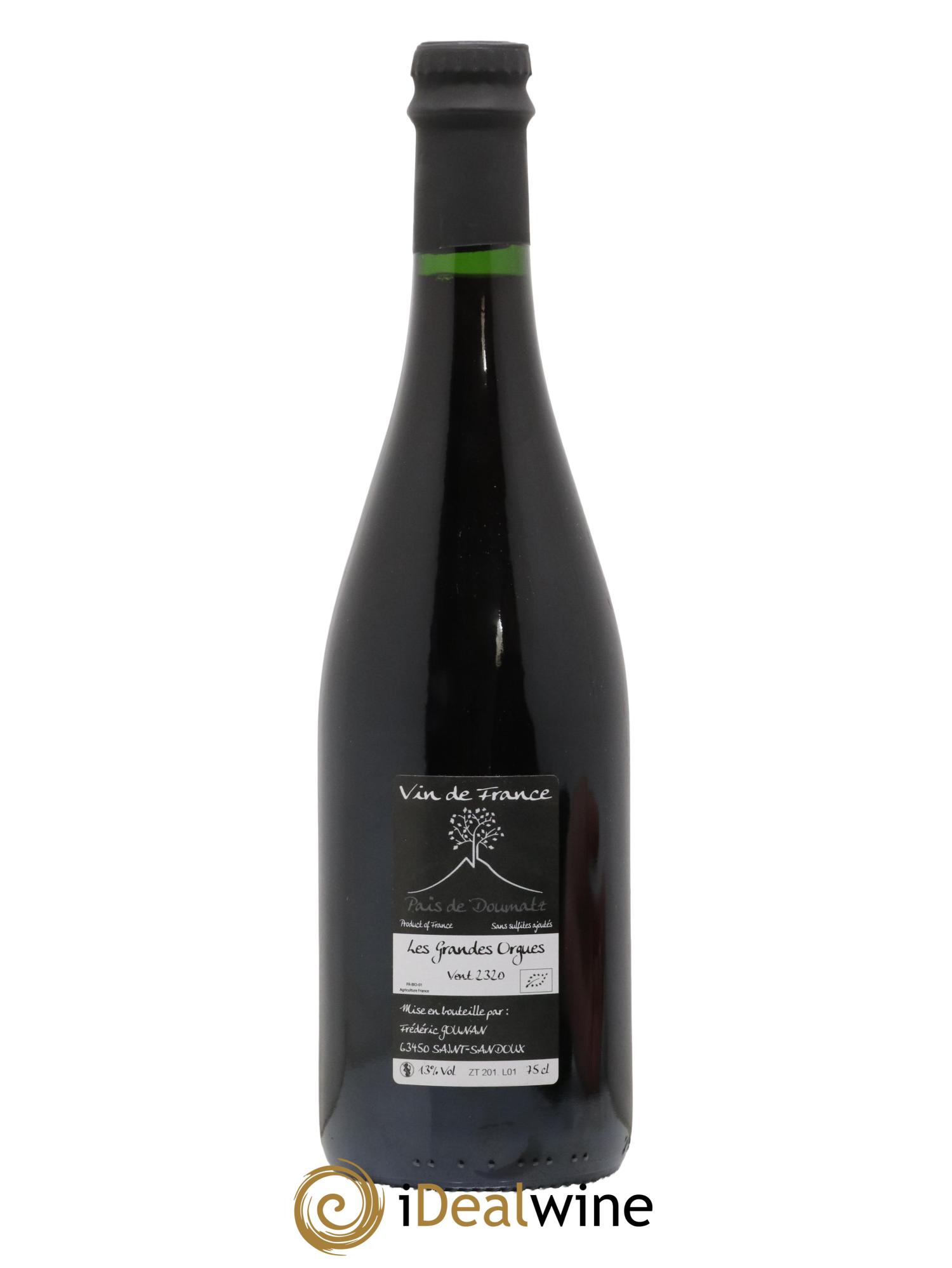 Vin de France Les Grandes Orgues Vignoble de l'Arbre Blanc 2020 - Posten von 1 Flasche - 1