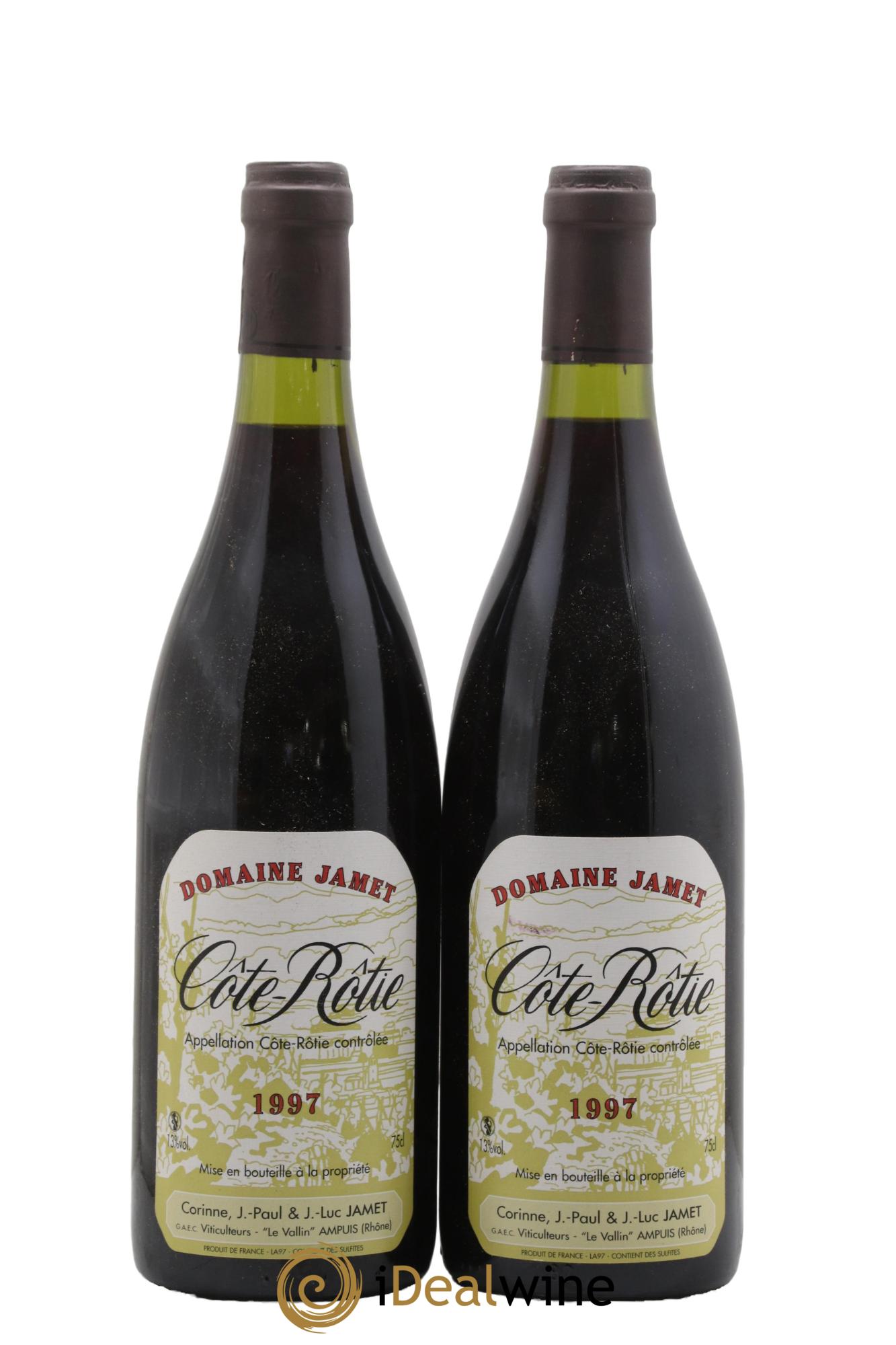 Côte-Rôtie Jamet (Domaine) 1997 - Lot de 2 bouteilles - 0