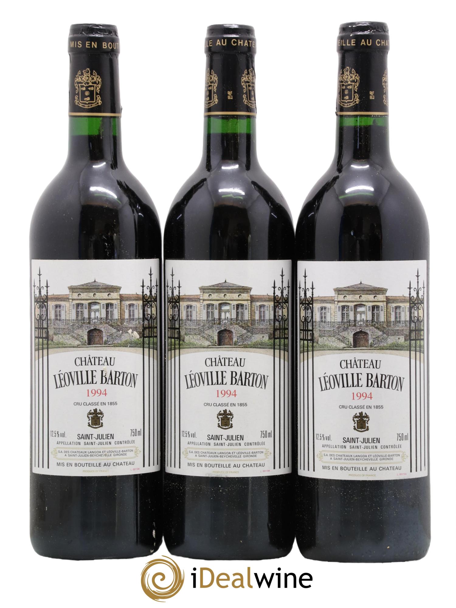 Château Léoville Barton 2ème Grand Cru Classé 1994 - Lot of 12 bottles - 4