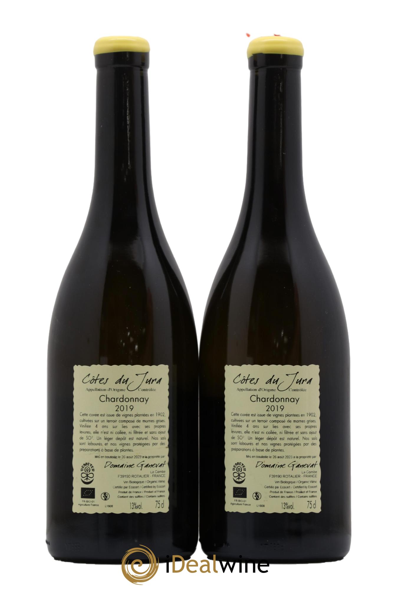 Côtes du Jura Les Chalasses Vieilles Vignes Jean-François Ganevat (Domaine) 2019 - Lot de 2 bouteilles - 1