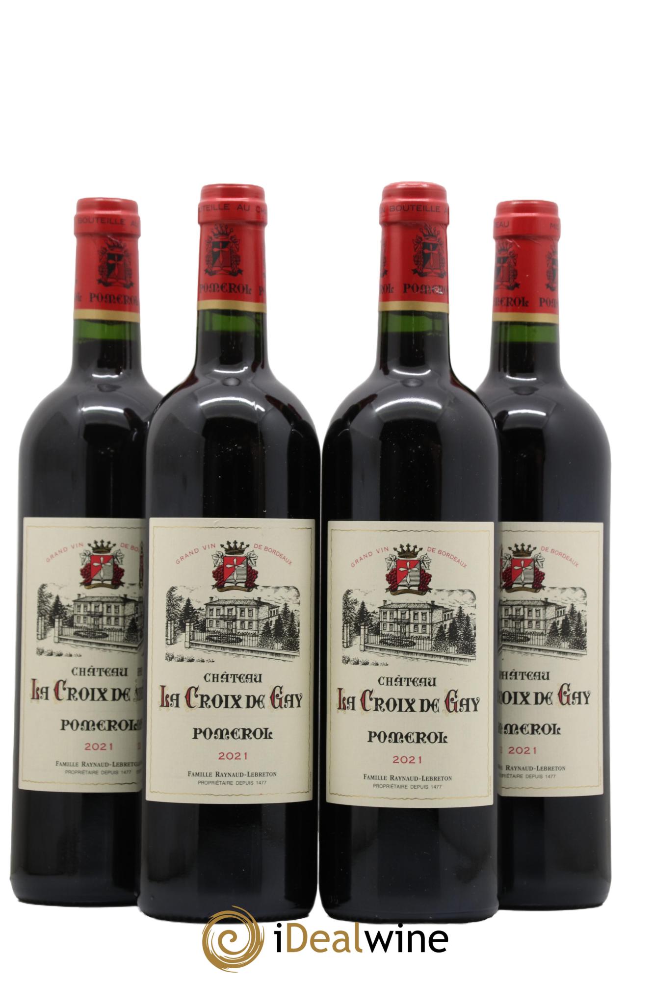 Château la Croix de Gay 2021 - Lot de 4 bouteilles - 0