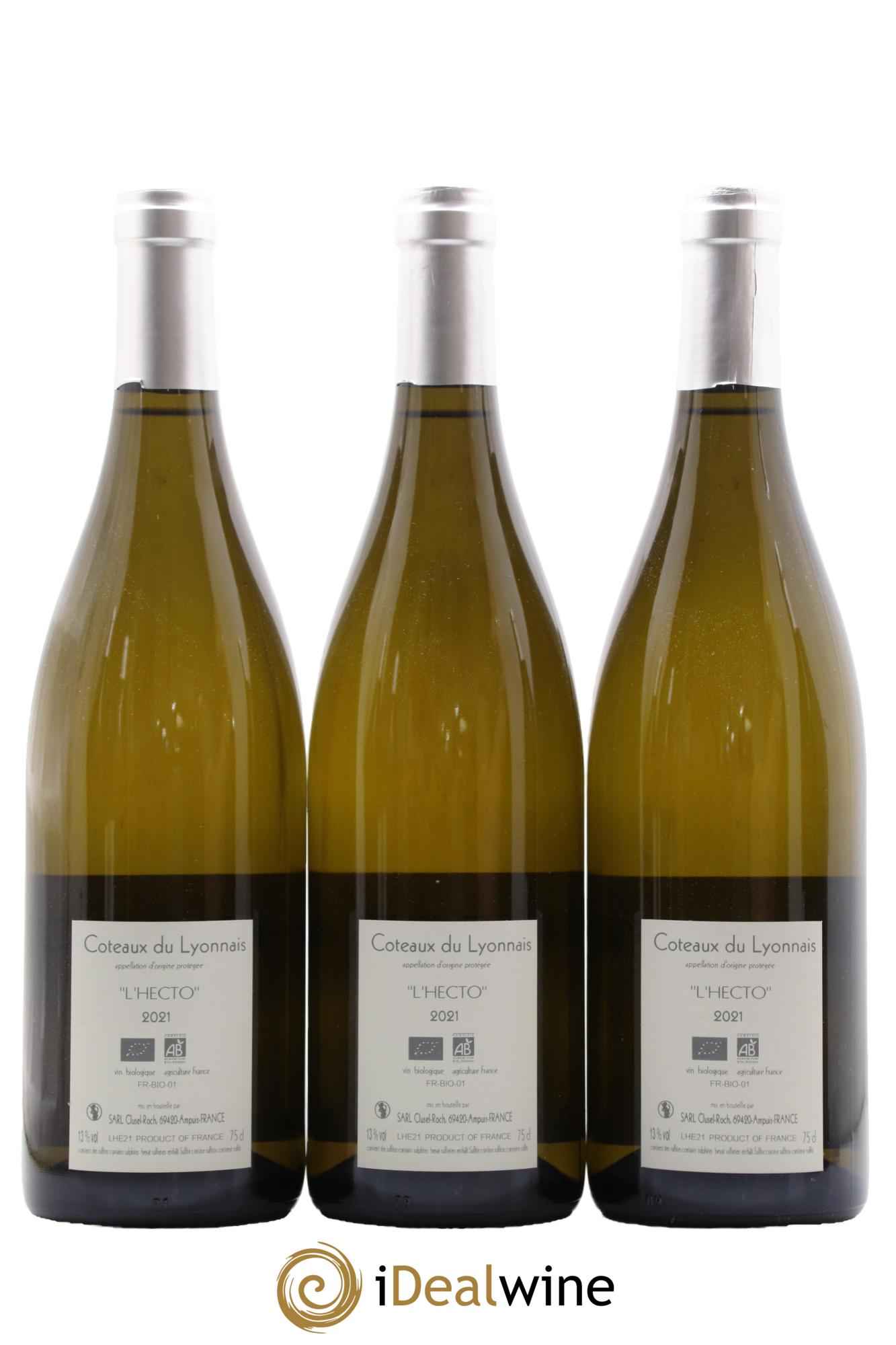 Côteaux du Lyonnais l'hecto Clusel-Roch 2021 - Lot de 3 bouteilles - 1